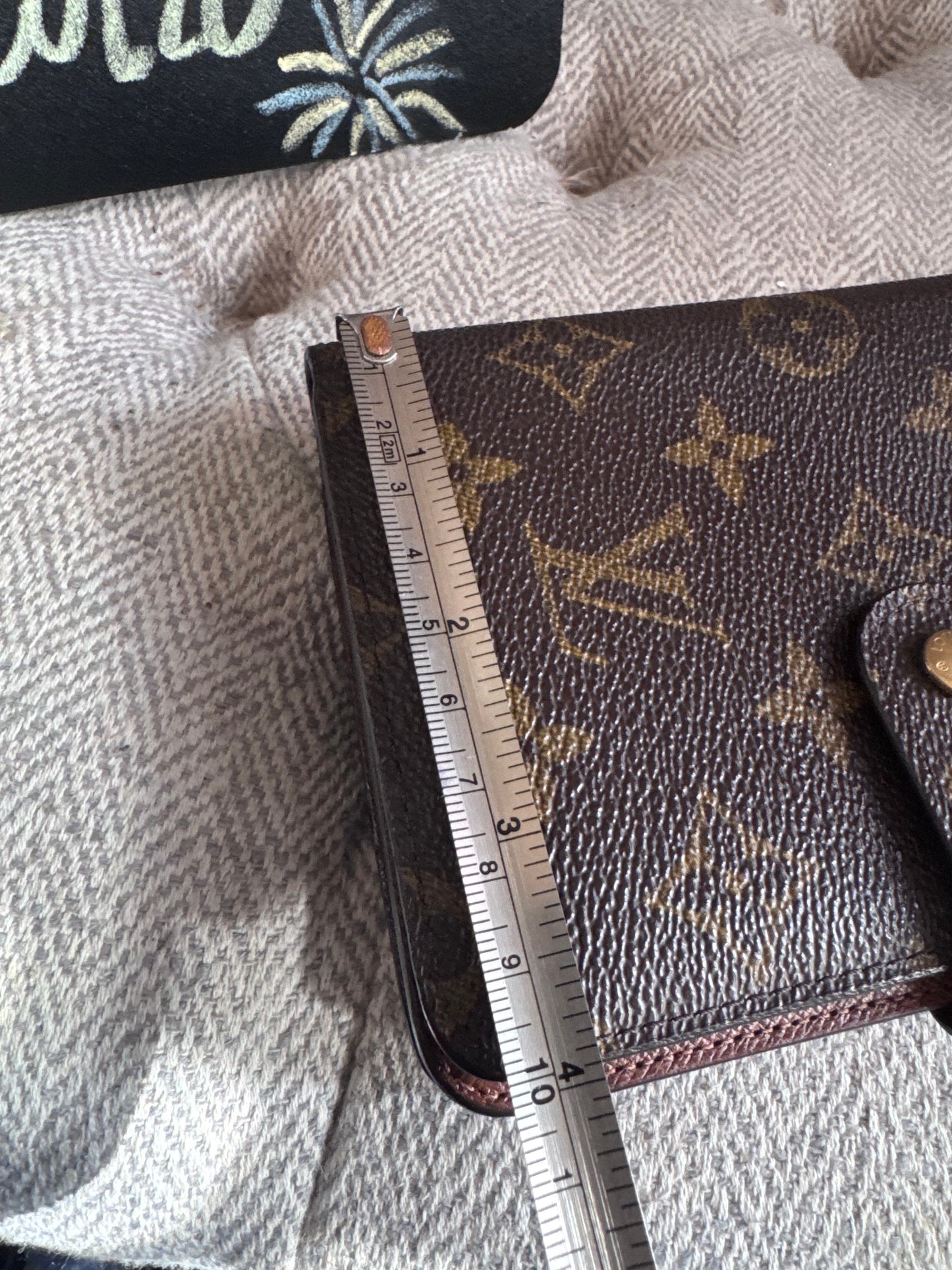 Louis Vuitton Vintage Porte Papier Zip Bifold Wallet in Monogram