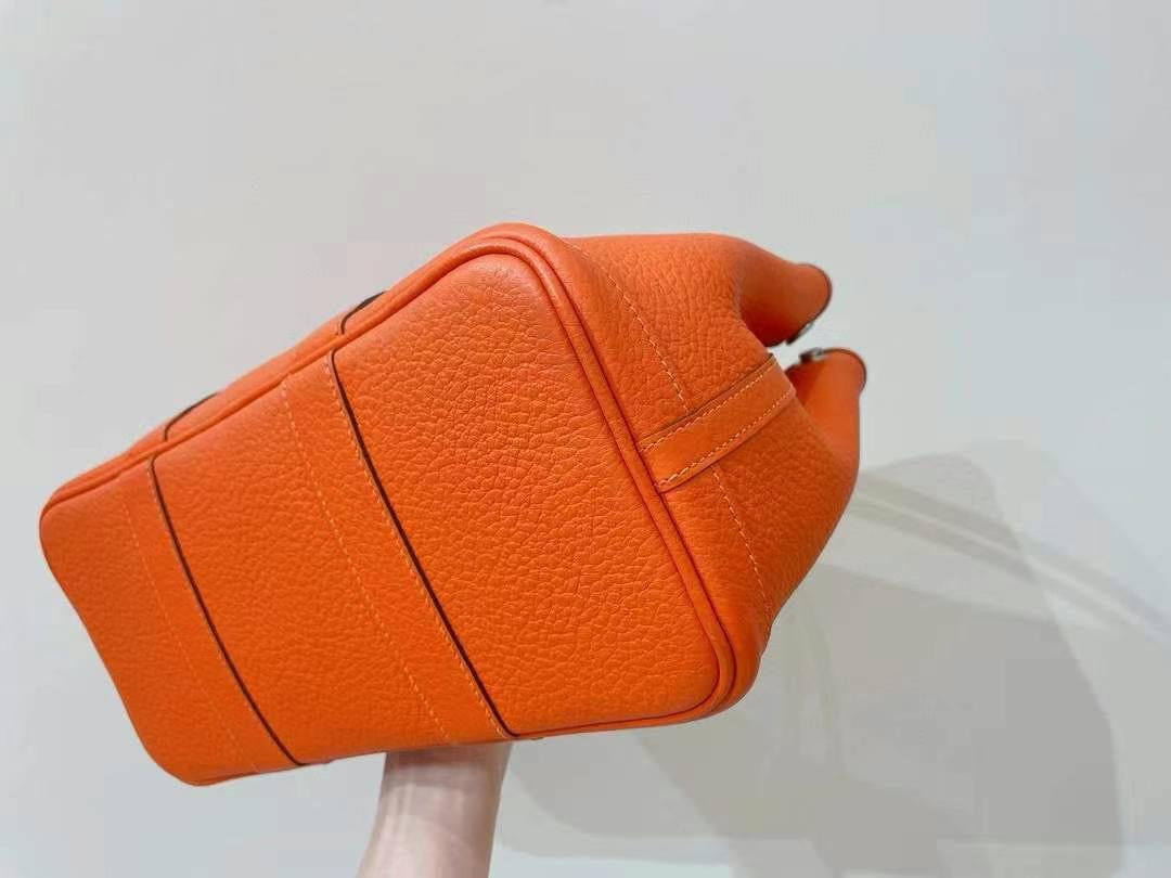 PREORDER ONLY-Hermes Garden Party in Orange Leather