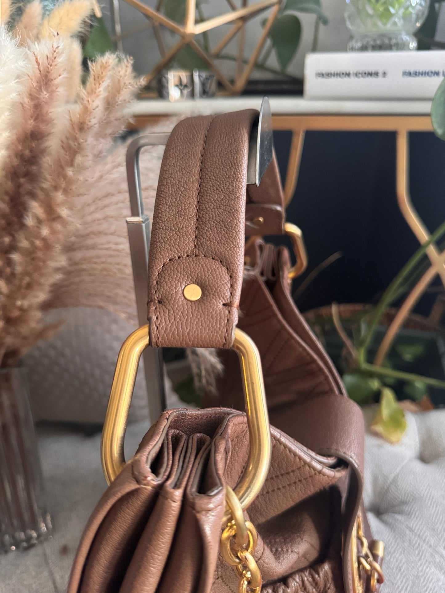Bally Vintage Quilted Leather Hobo