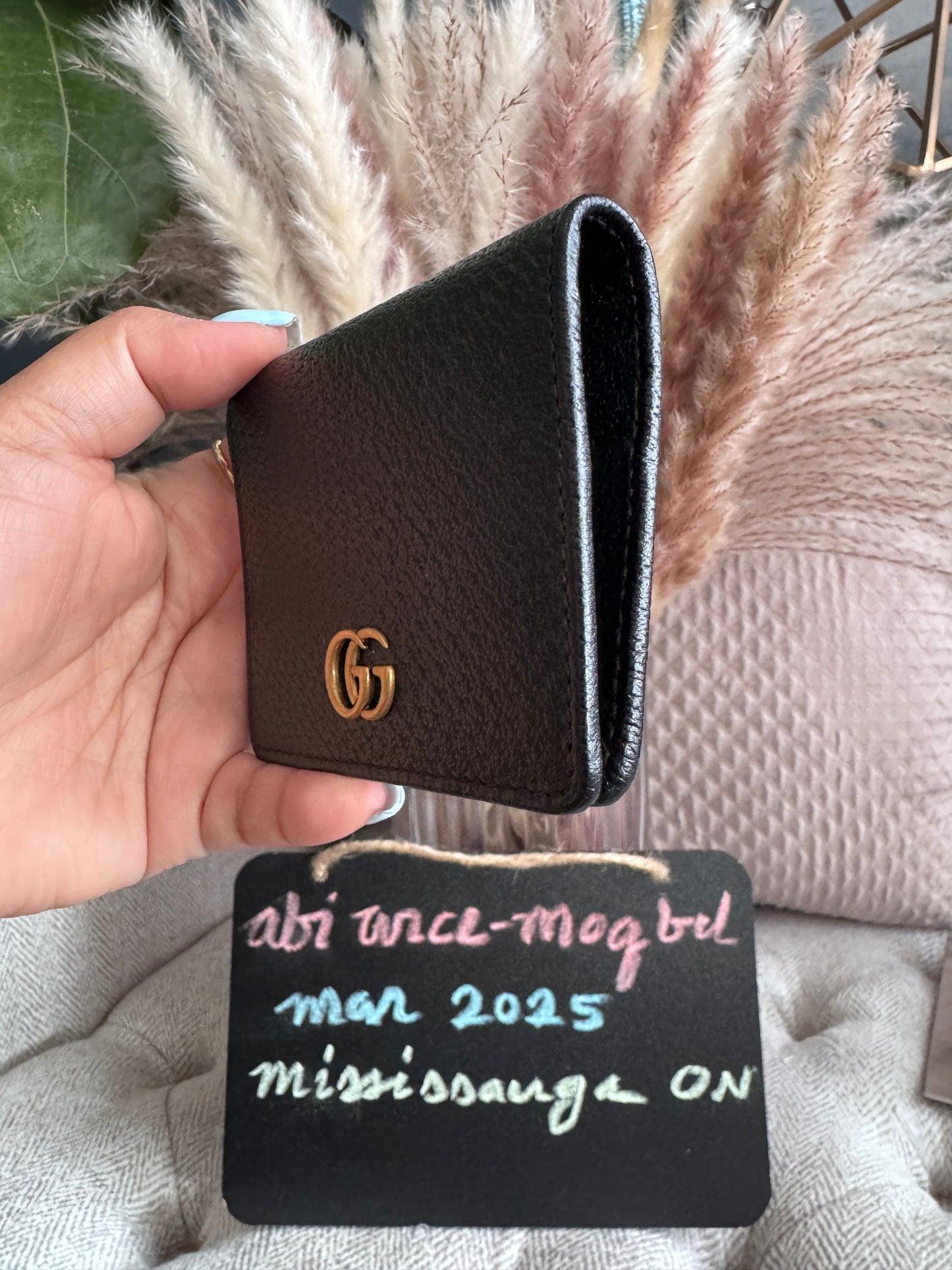 Gucci Leather Cardholder-Brand New with belt loops