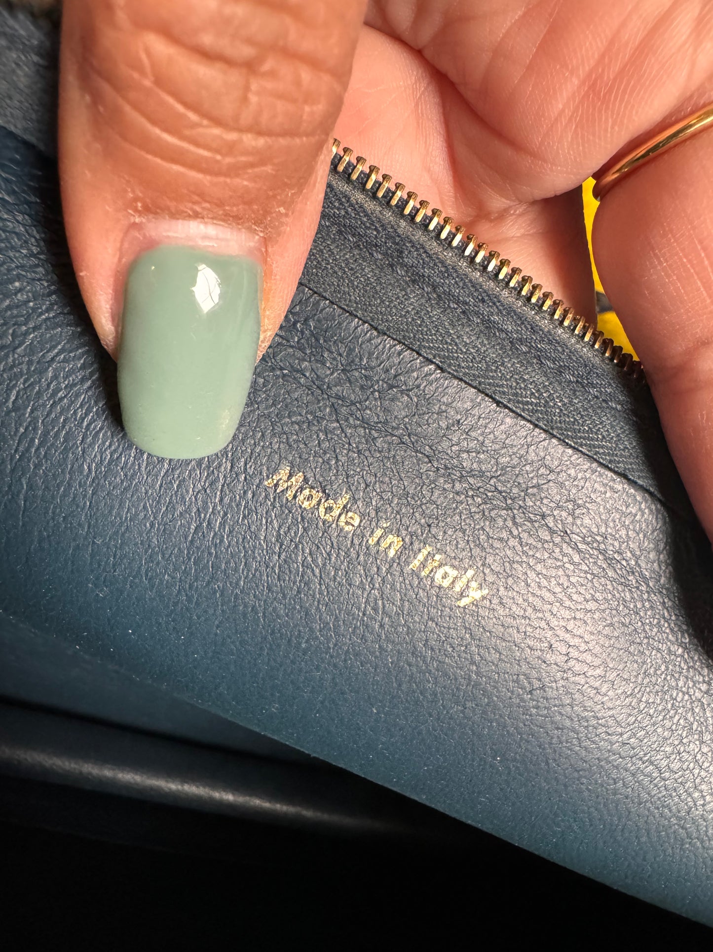 Celine Tricolour Pocket Envelope on Chain