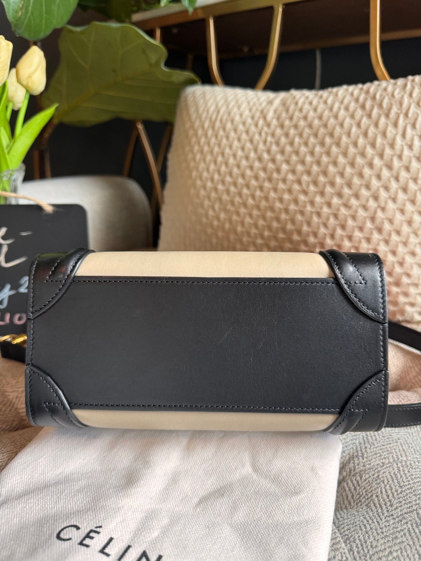Celine Nano Luggage in TriColour
