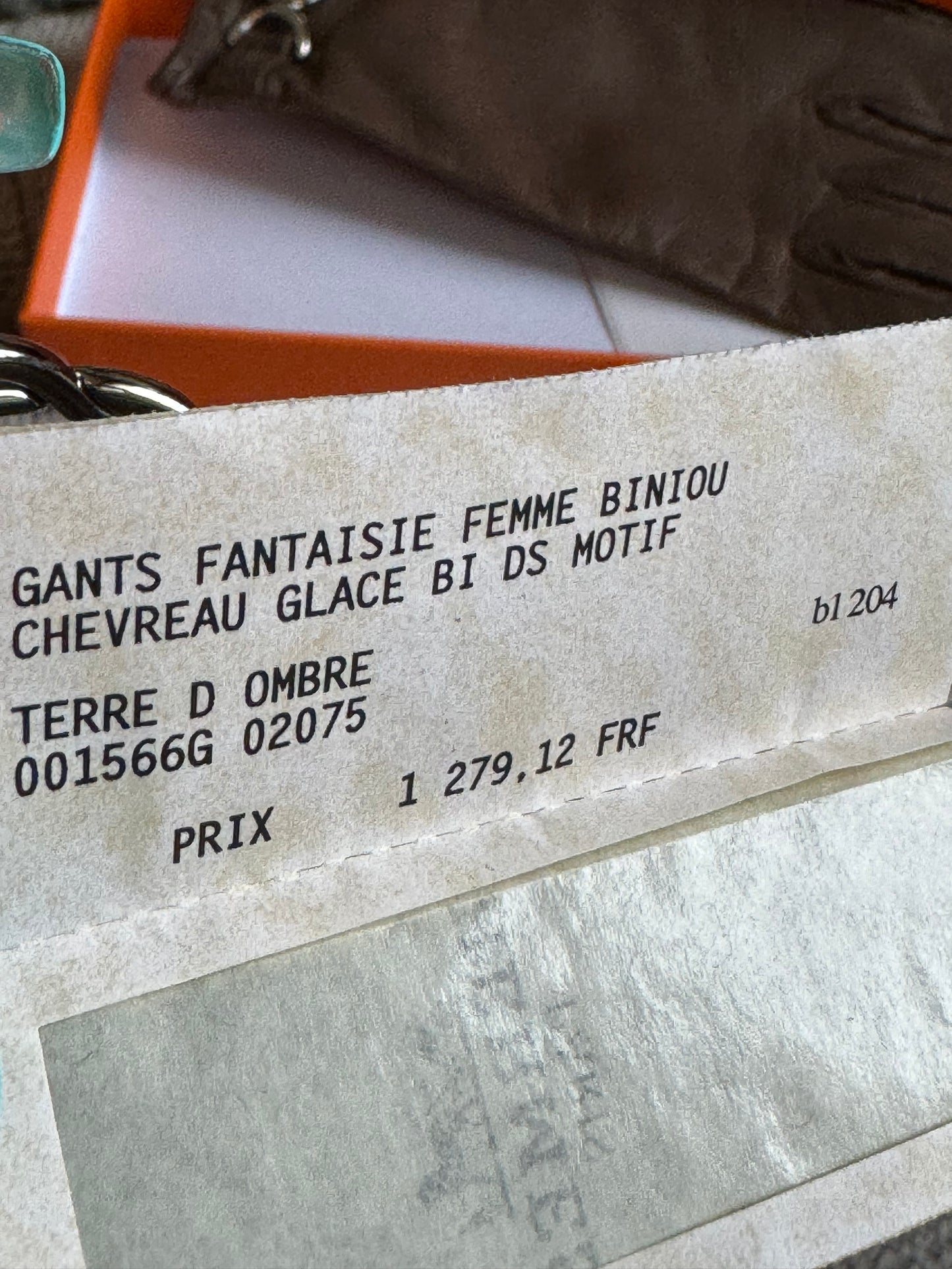 Hermes Fantaisie Leather Gloves