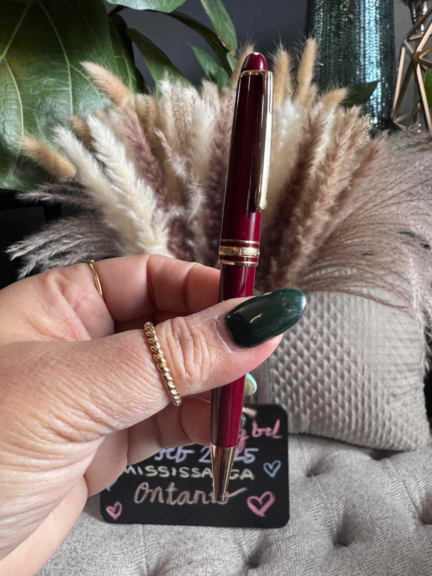 Montblanc Ballpoint Meisterstuck Pen in Burgundy