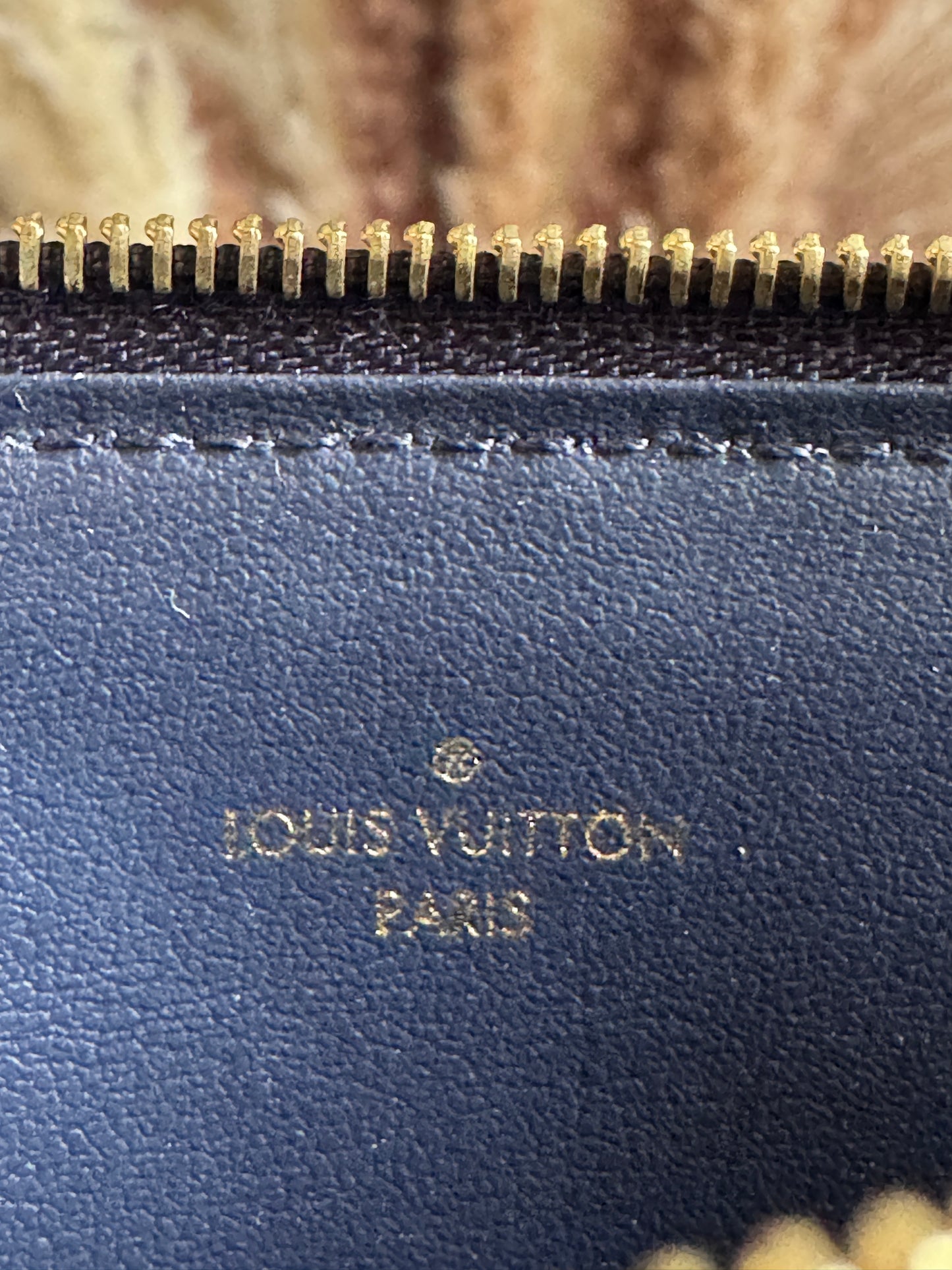 Louis Vuitton Pochette Felicie in Empreinte Marine Rouge
