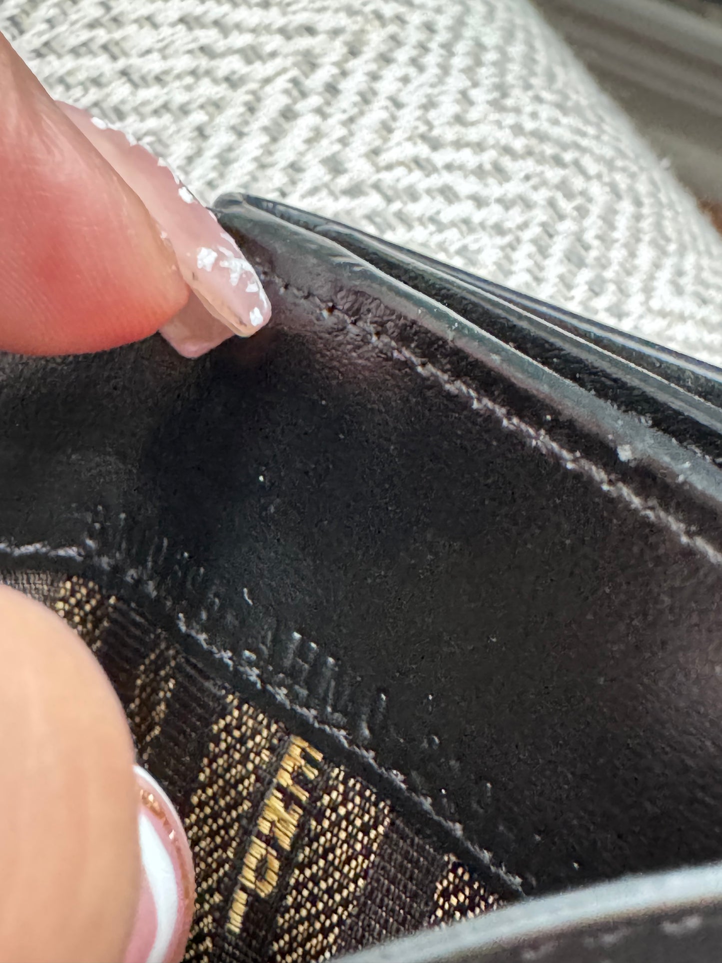 Fendi Micro Baguette Trifold Wallet