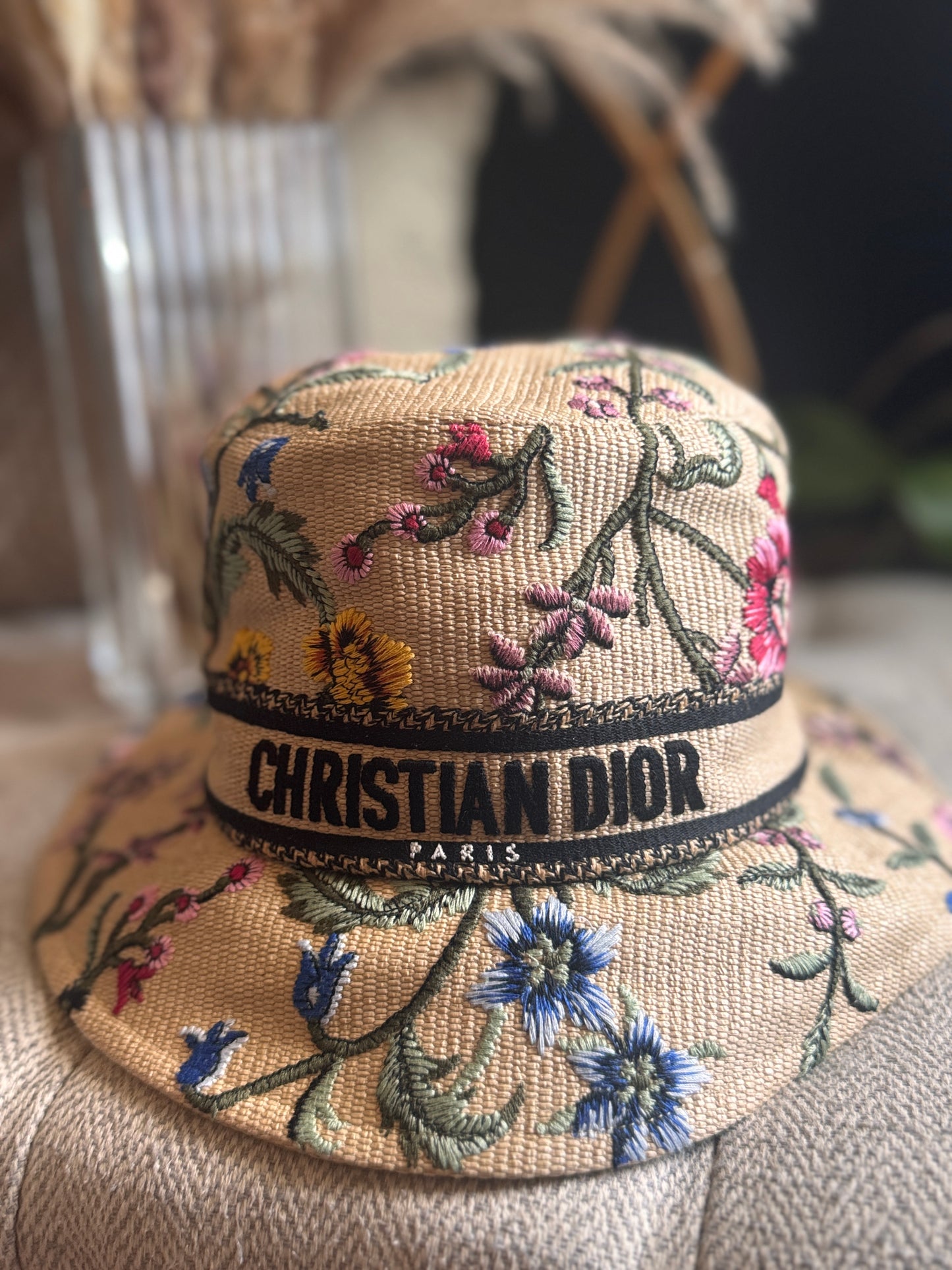 Christian Dior D‐Bobby Floral bucket hat