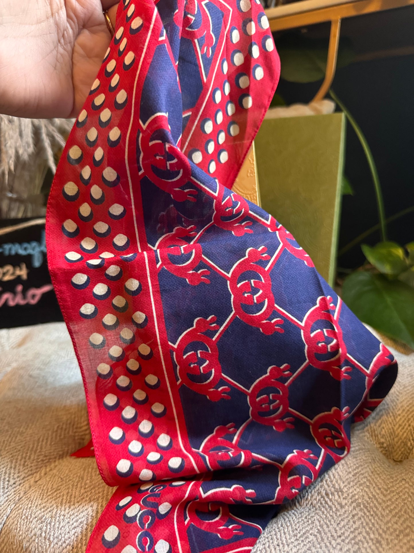 Gucci Scarf/Handlerchief/Brand New