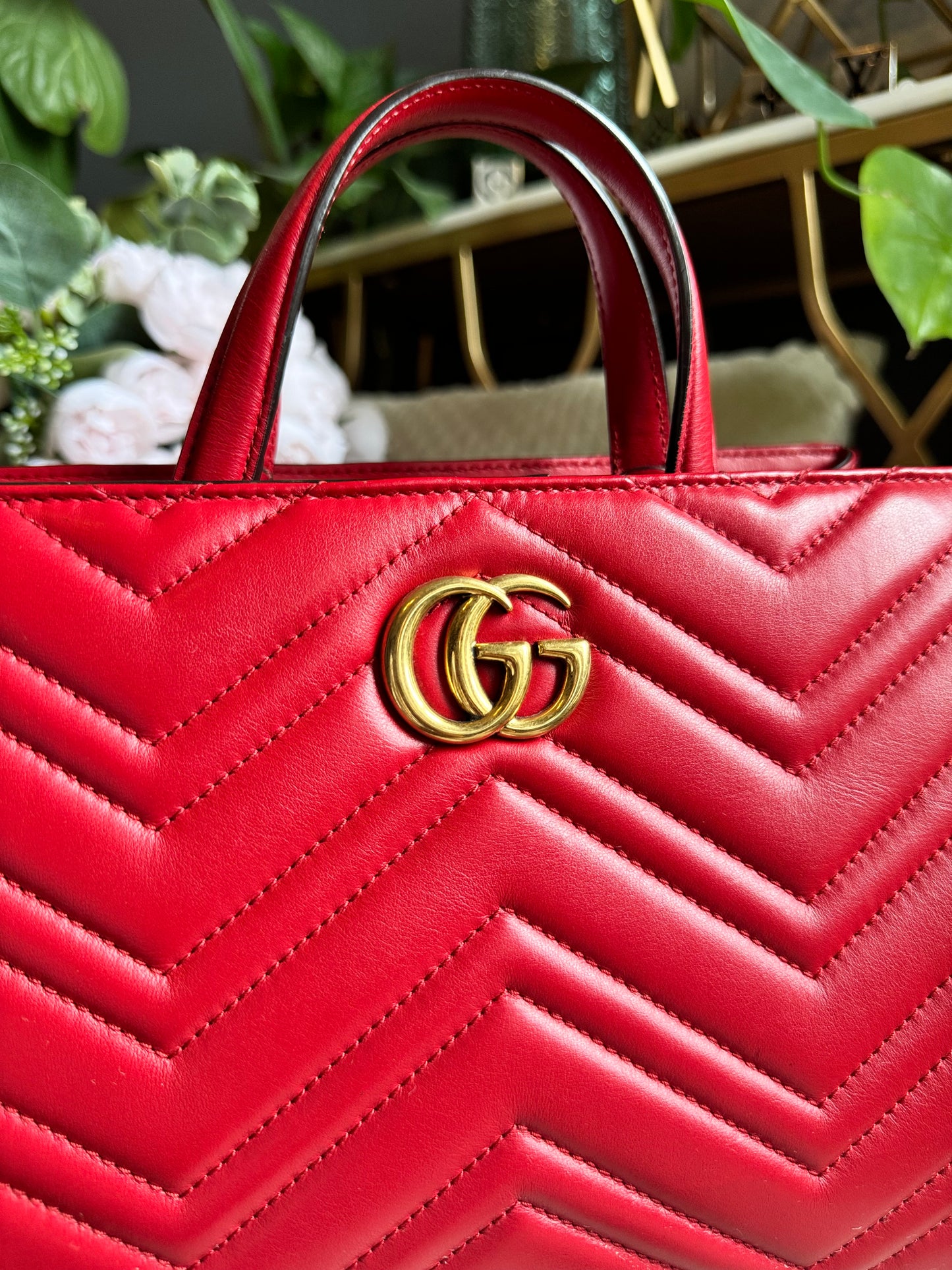 Gucci Small GG Marmont Matelasse Tote