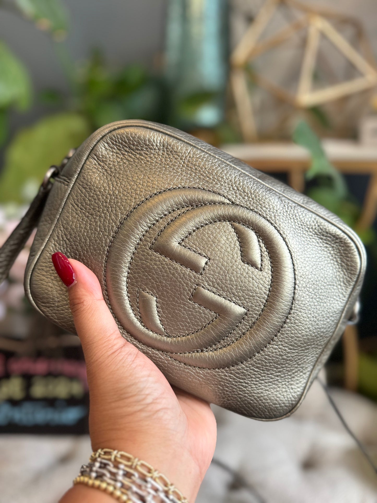 Gucci Soho Disco in Pewter