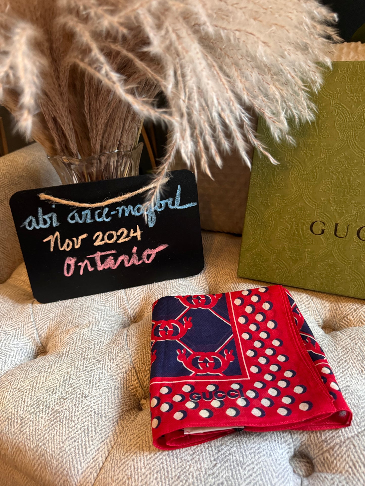 Gucci Scarf/Handlerchief/Brand New