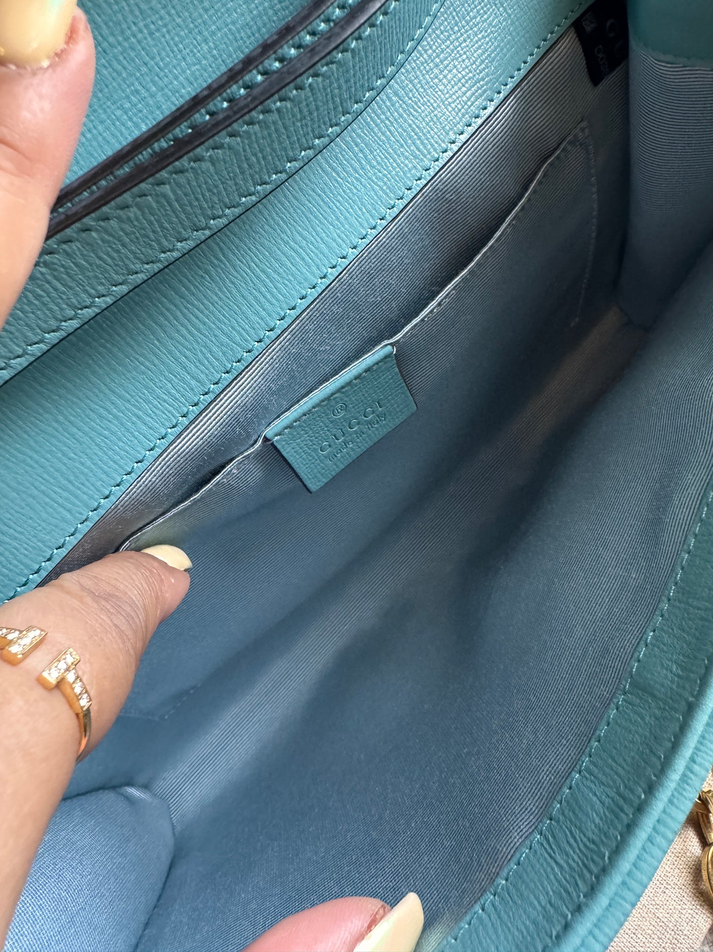 Gucci Horsebit 1955 Raffia Chain Bag