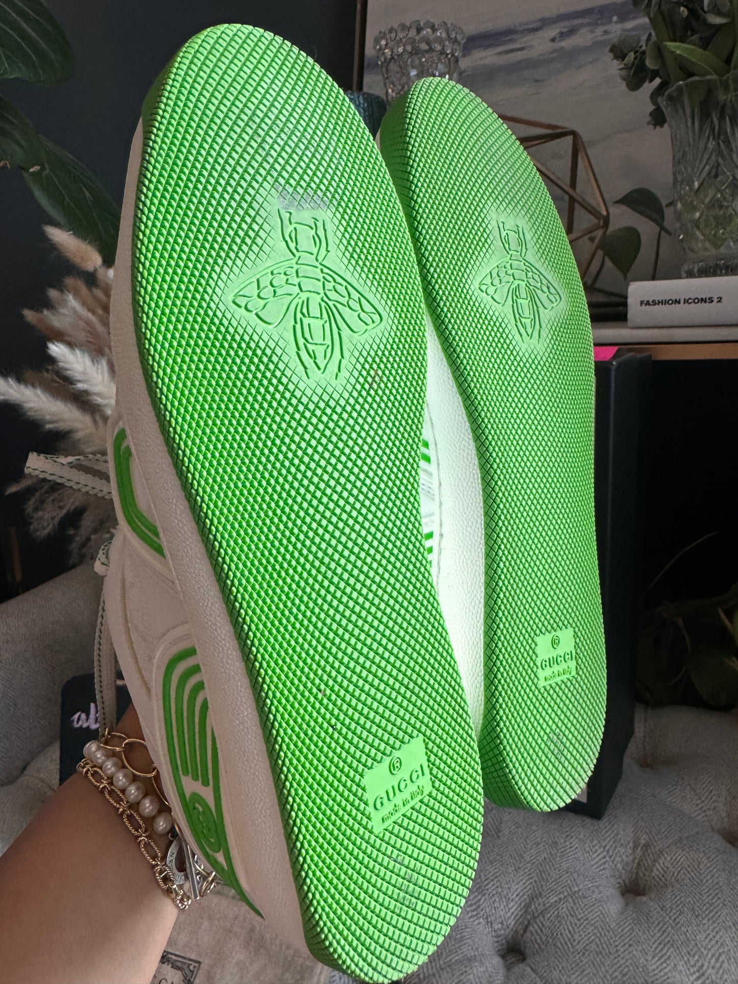 Demetra GG Supreme Monogram Womens Runners