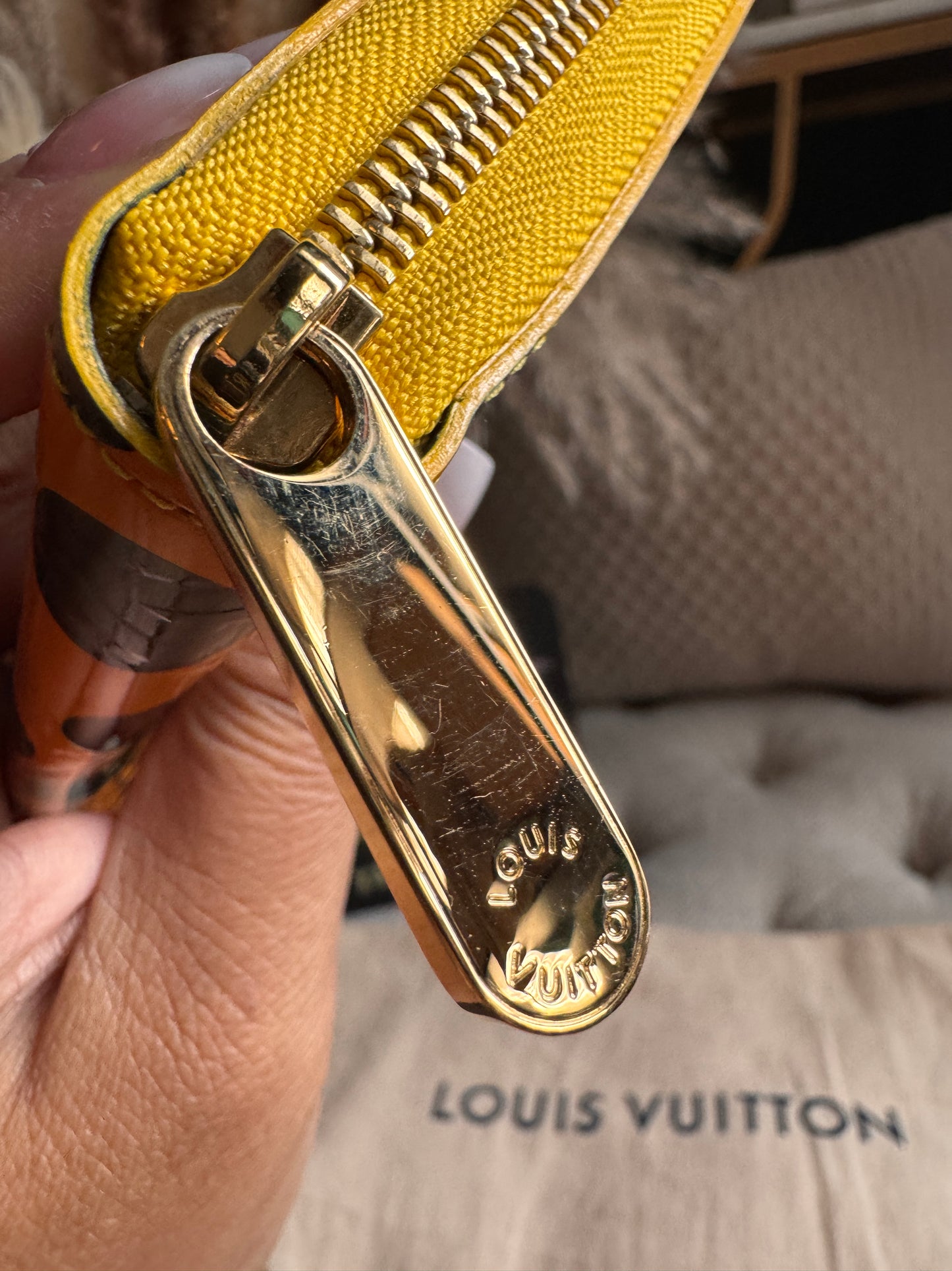 Louis Vuitton Limited Edition Kusama Zippy Wallet in Vernis