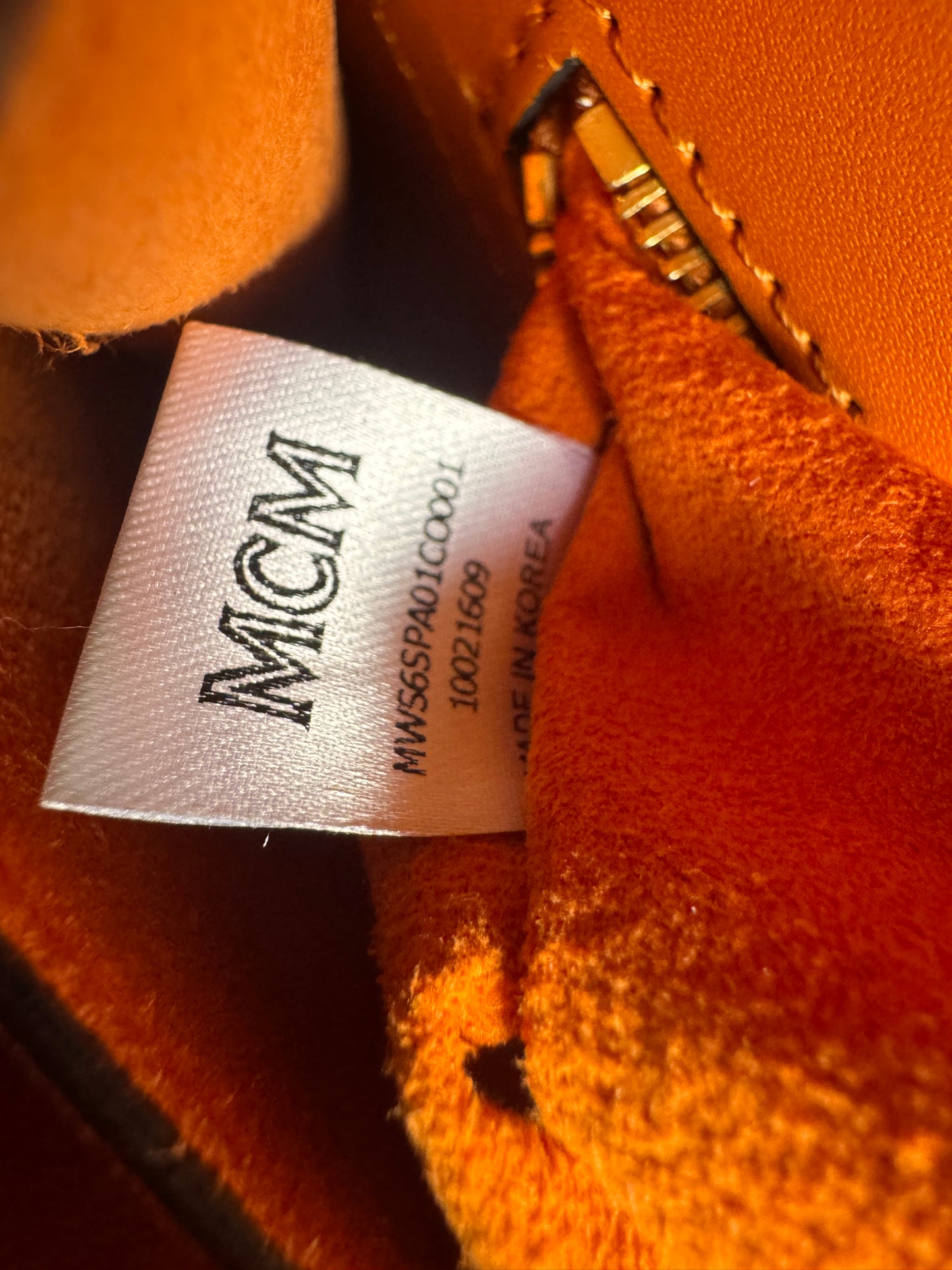 MCM Calfskin Patricia Leather Crossbody