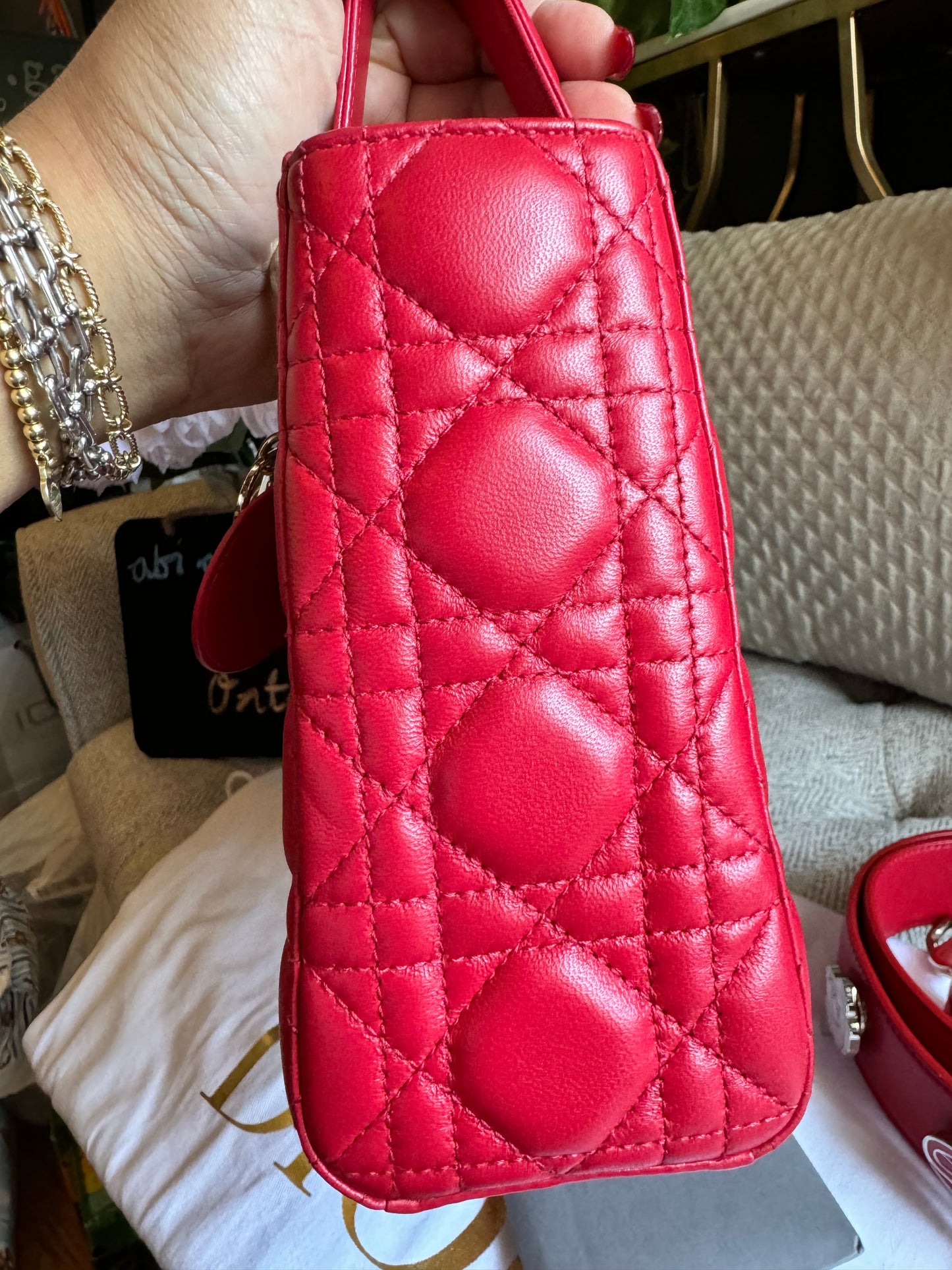 Dior Small Lady Dior My ABC bag