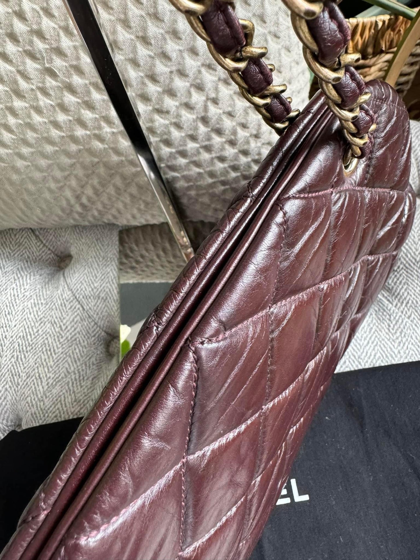 Chanel Mademoiselle Womens Vintage Clasp chain bag