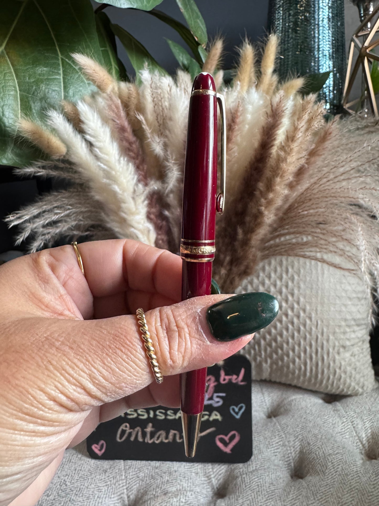 Montblanc Ballpoint Meisterstuck Pen in Burgundy