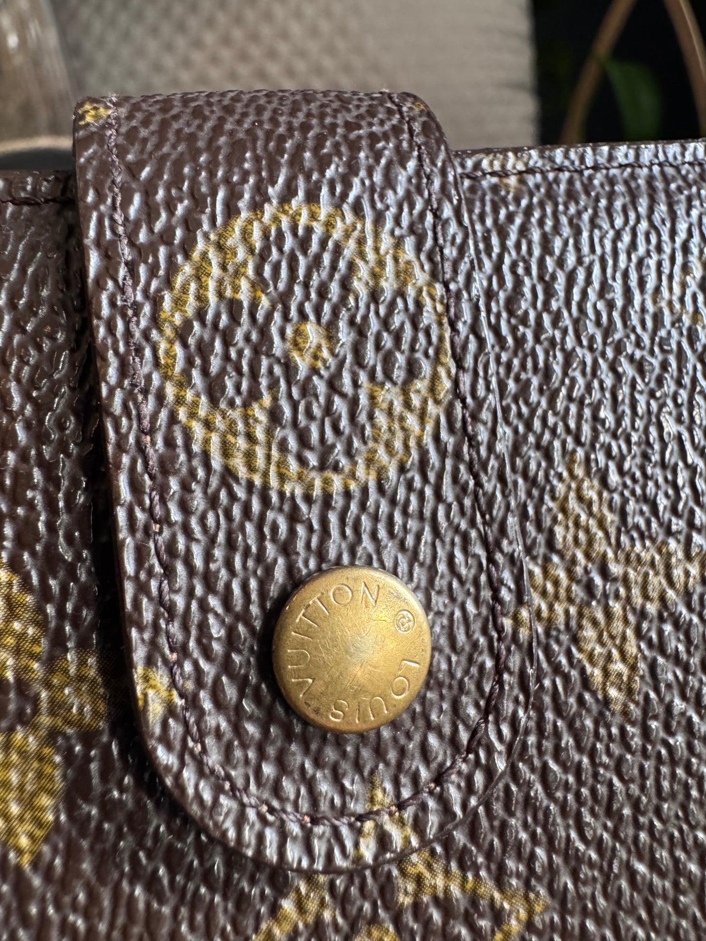 Louis Vuitton Vintage Porte Papier Zip Bifold Wallet in Monogram