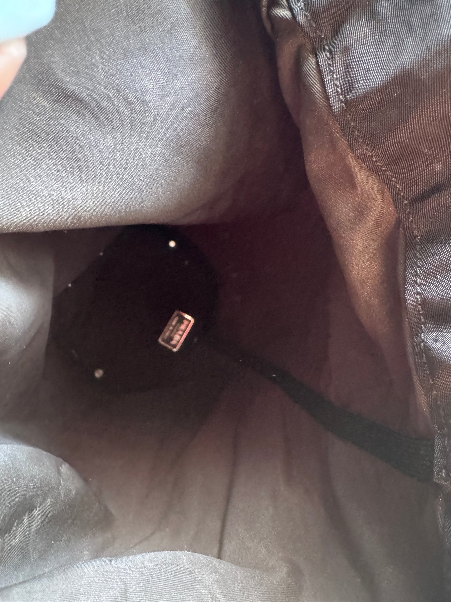Prada Tessuto Black Nylon Shoulder Bag /Bottle Holder