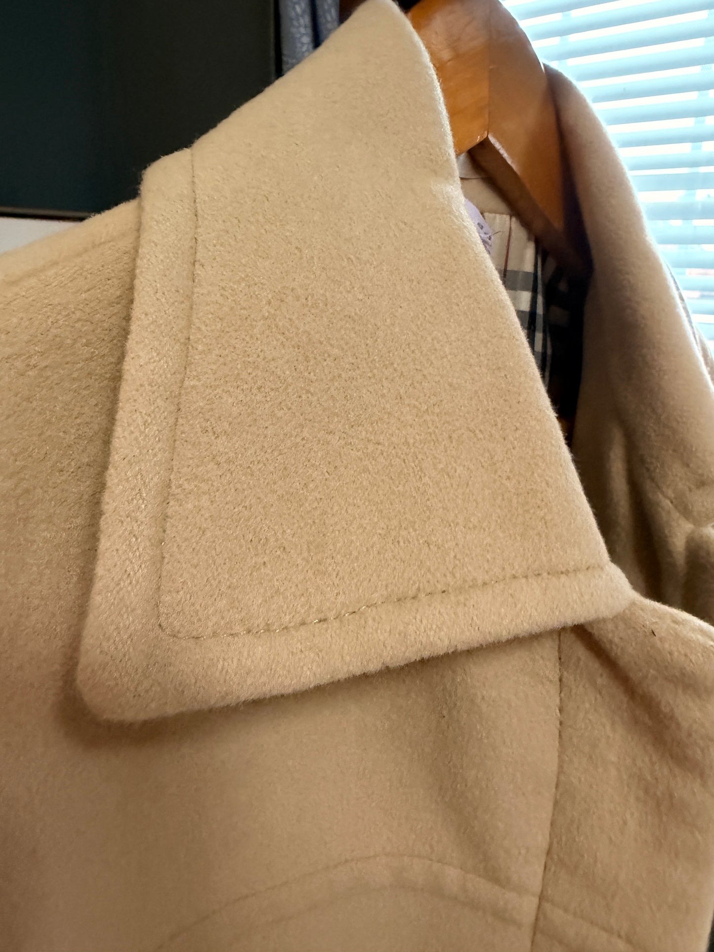 Burberry Classic Angora Blend Coat sz 40