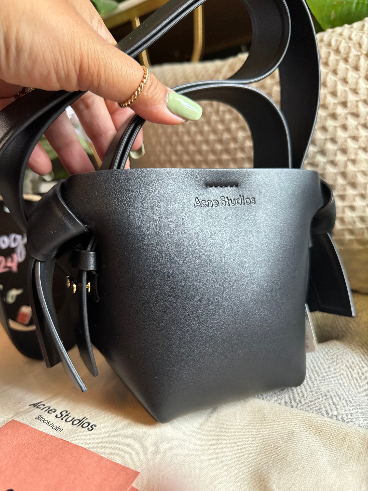 Acne Studios Micro Musubi in Black