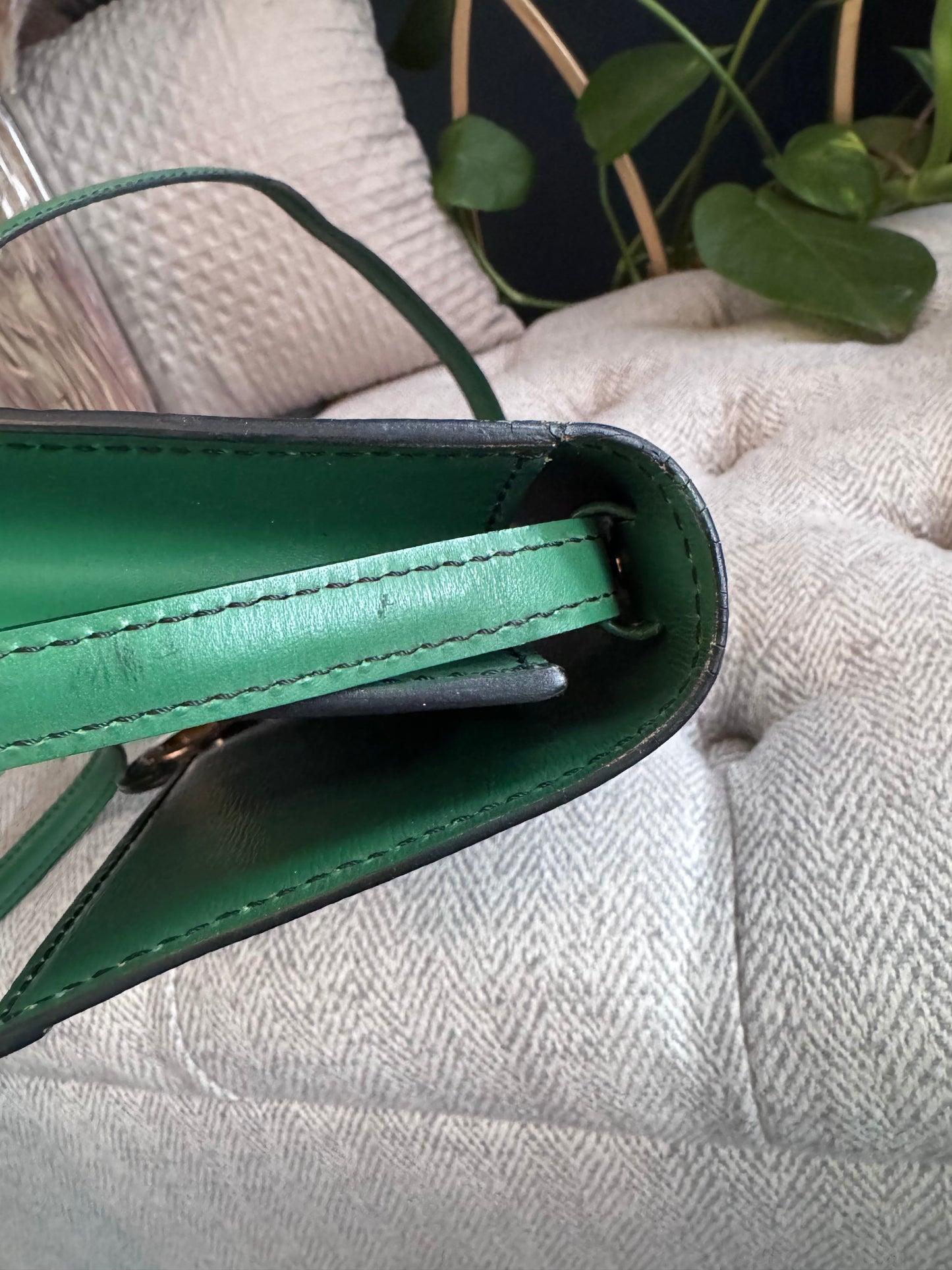 Louis Vuitton Epi Pochette Arche in Borneo Green