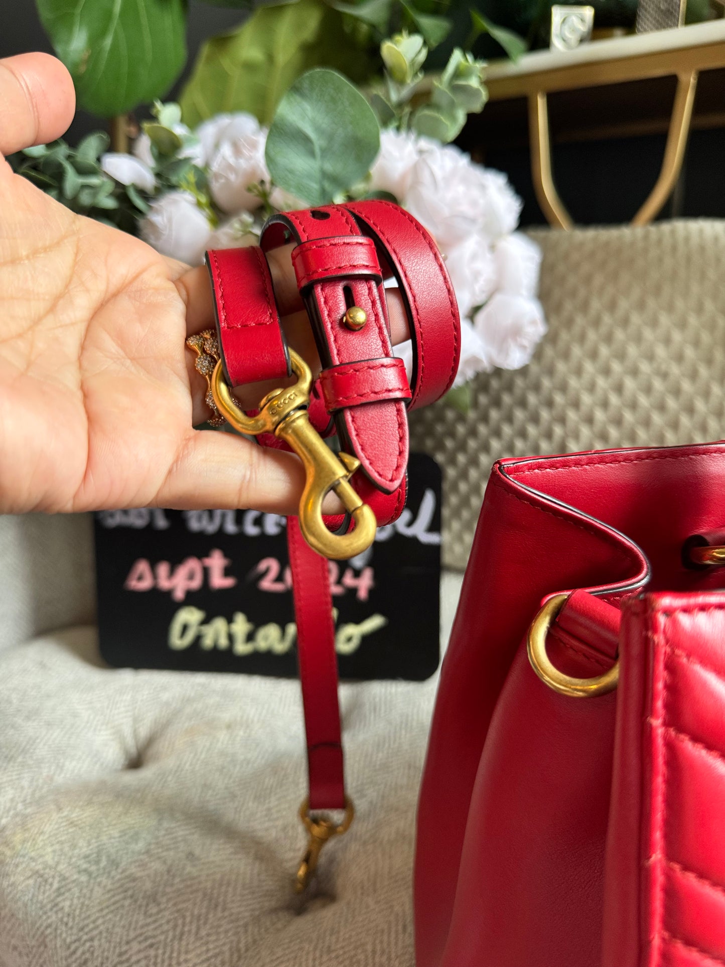 Gucci Small GG Marmont Matelasse Tote
