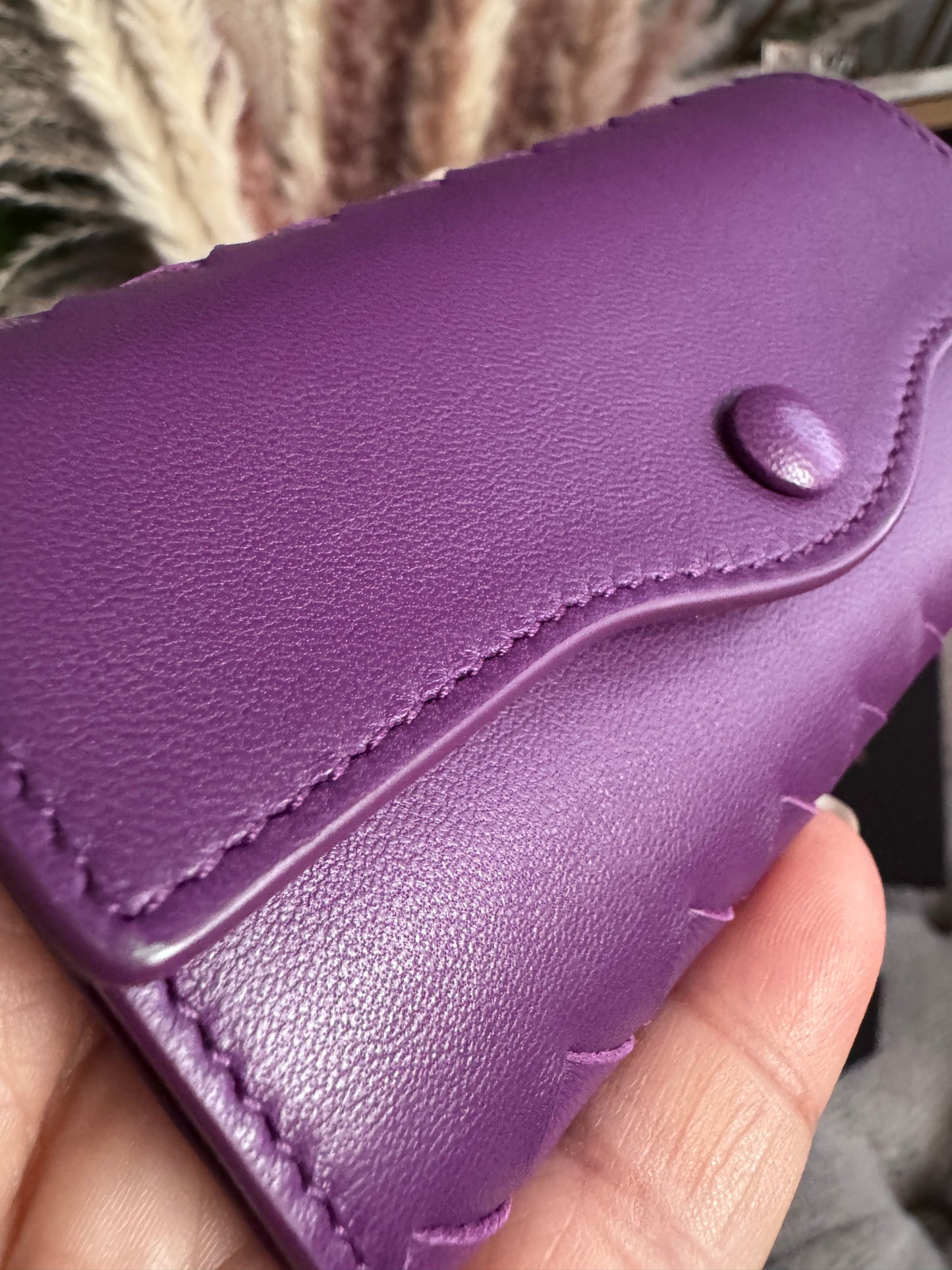 Bottega Veneta 6-Key Leather Intreciatto Case
