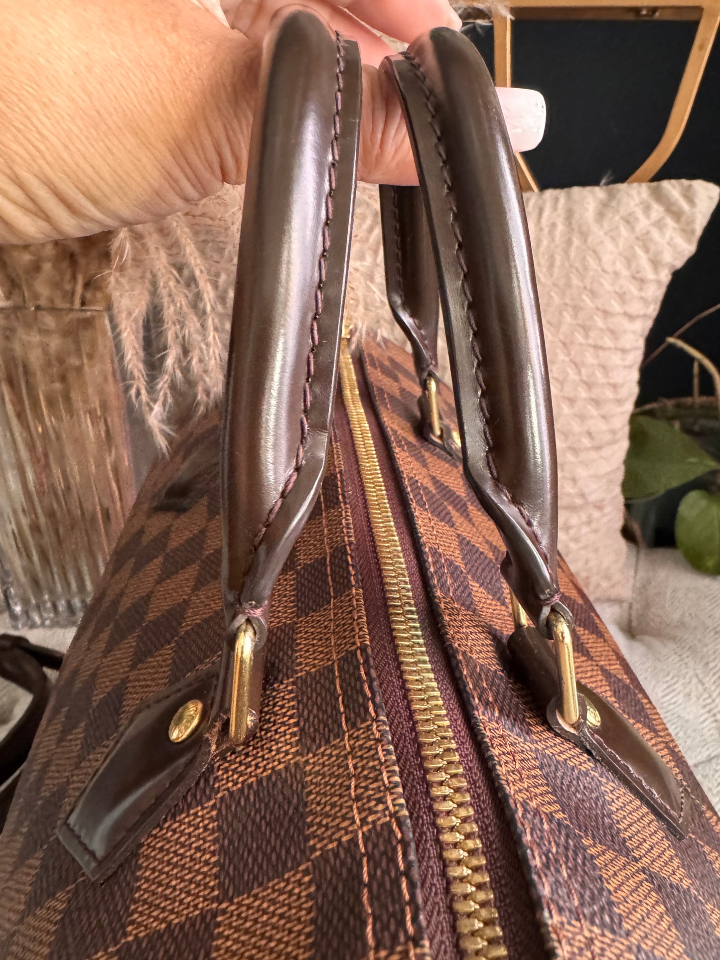 Louis Vuitton Speedy Bandouliere 30 in Damier Ebene