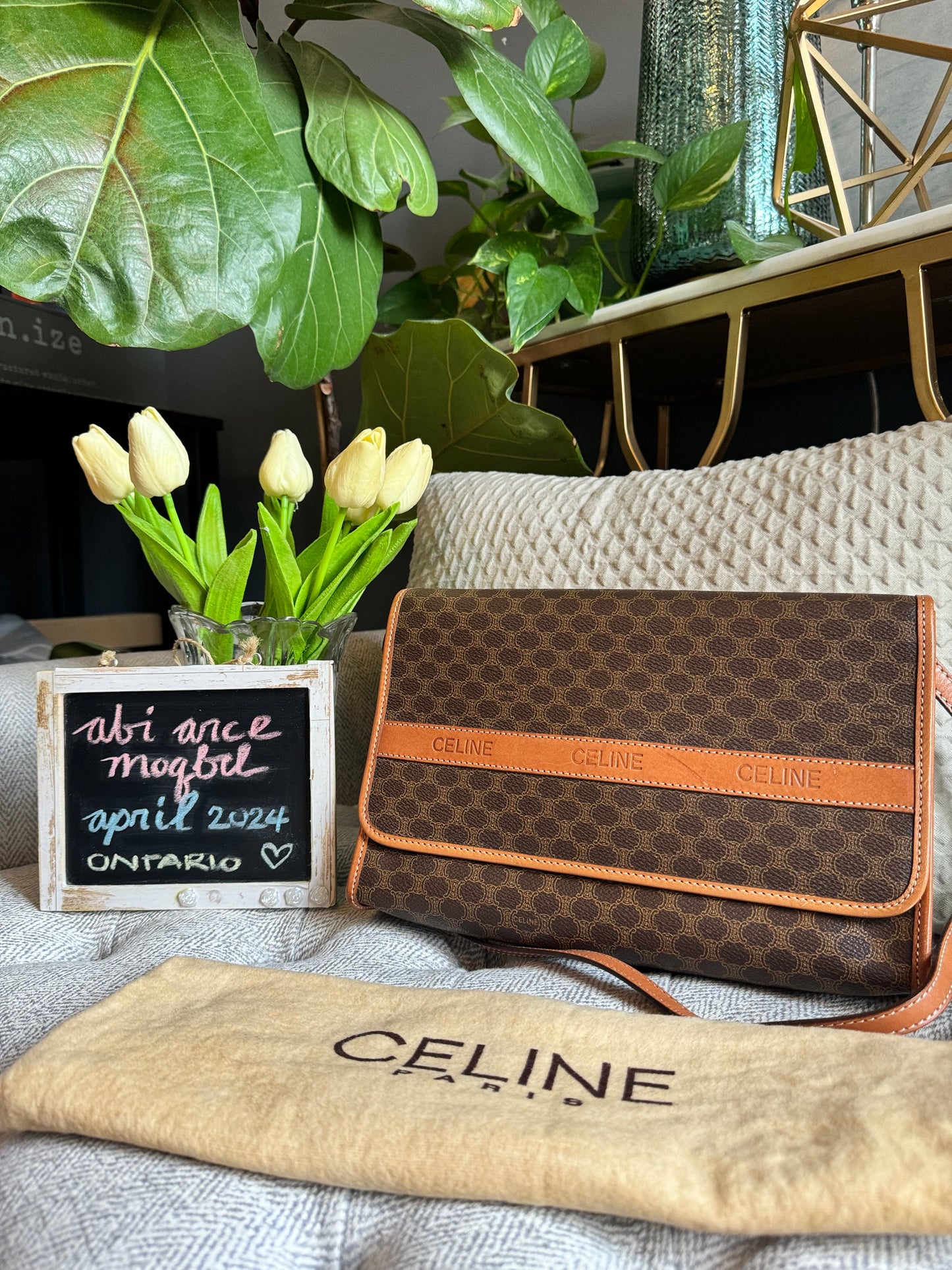 Celine Vintage Macadam Crossbody