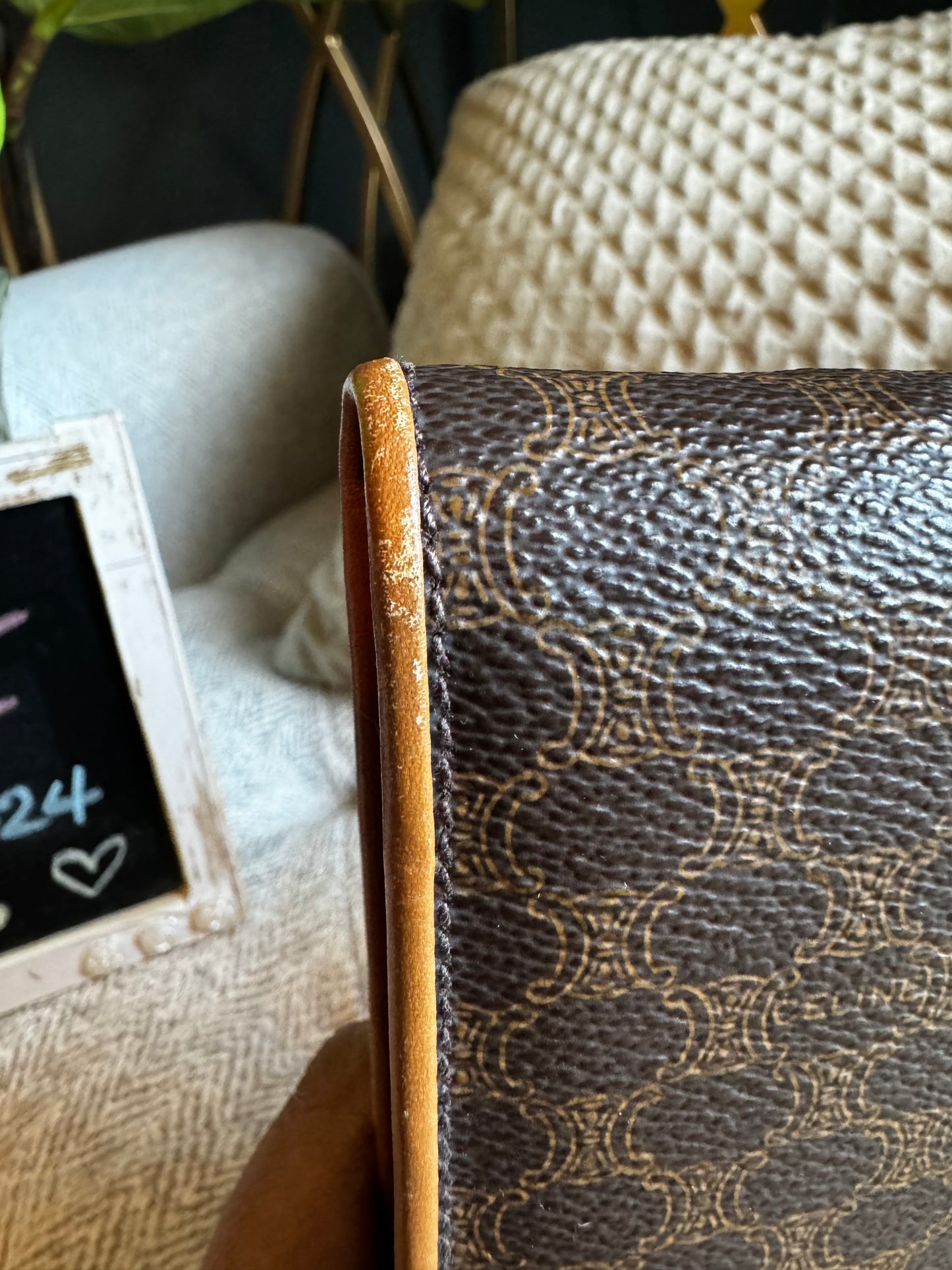 Celine Vintage Macadam Clutch
