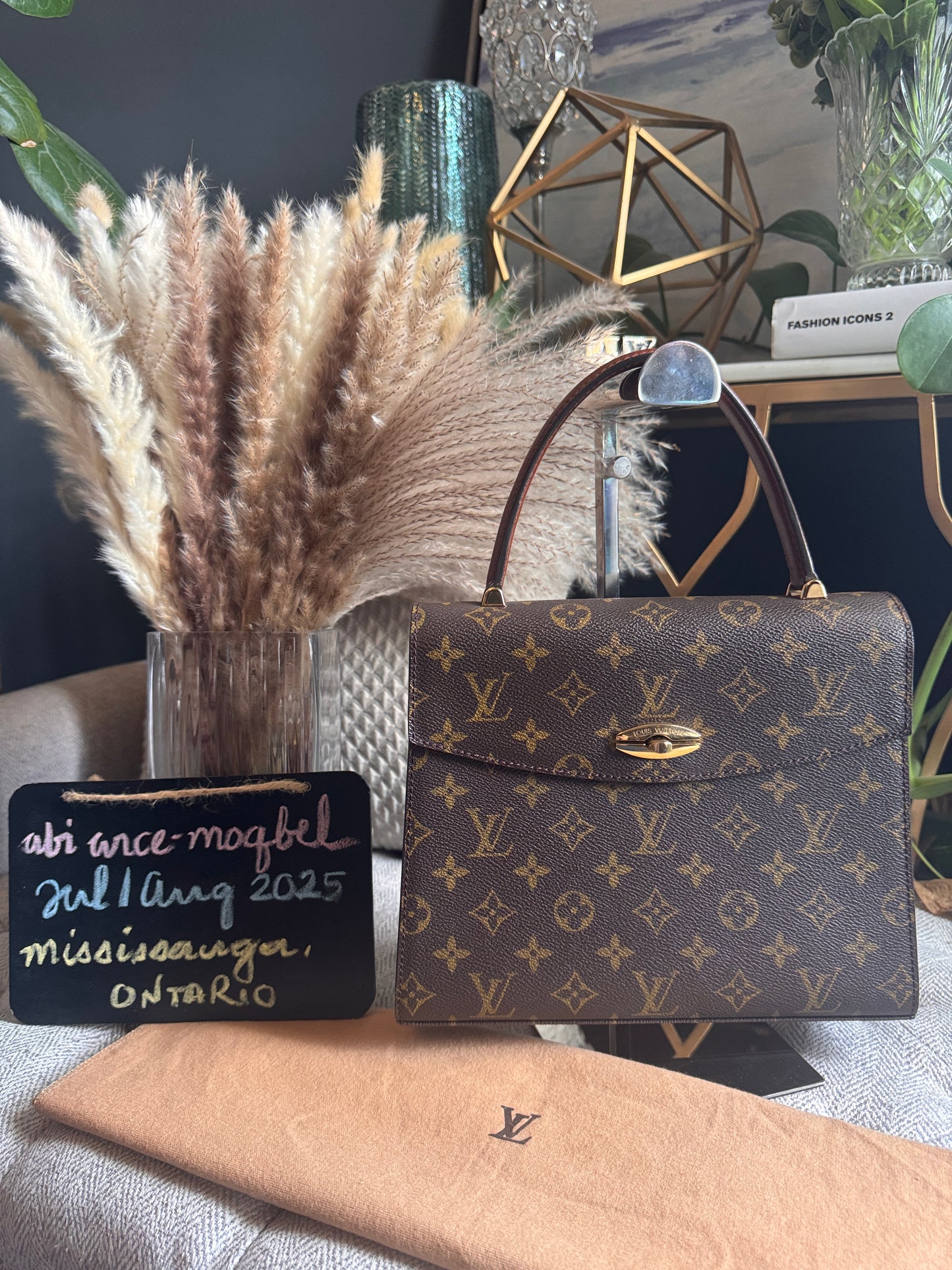 Louis Vuitton Malesherbes in Monogram