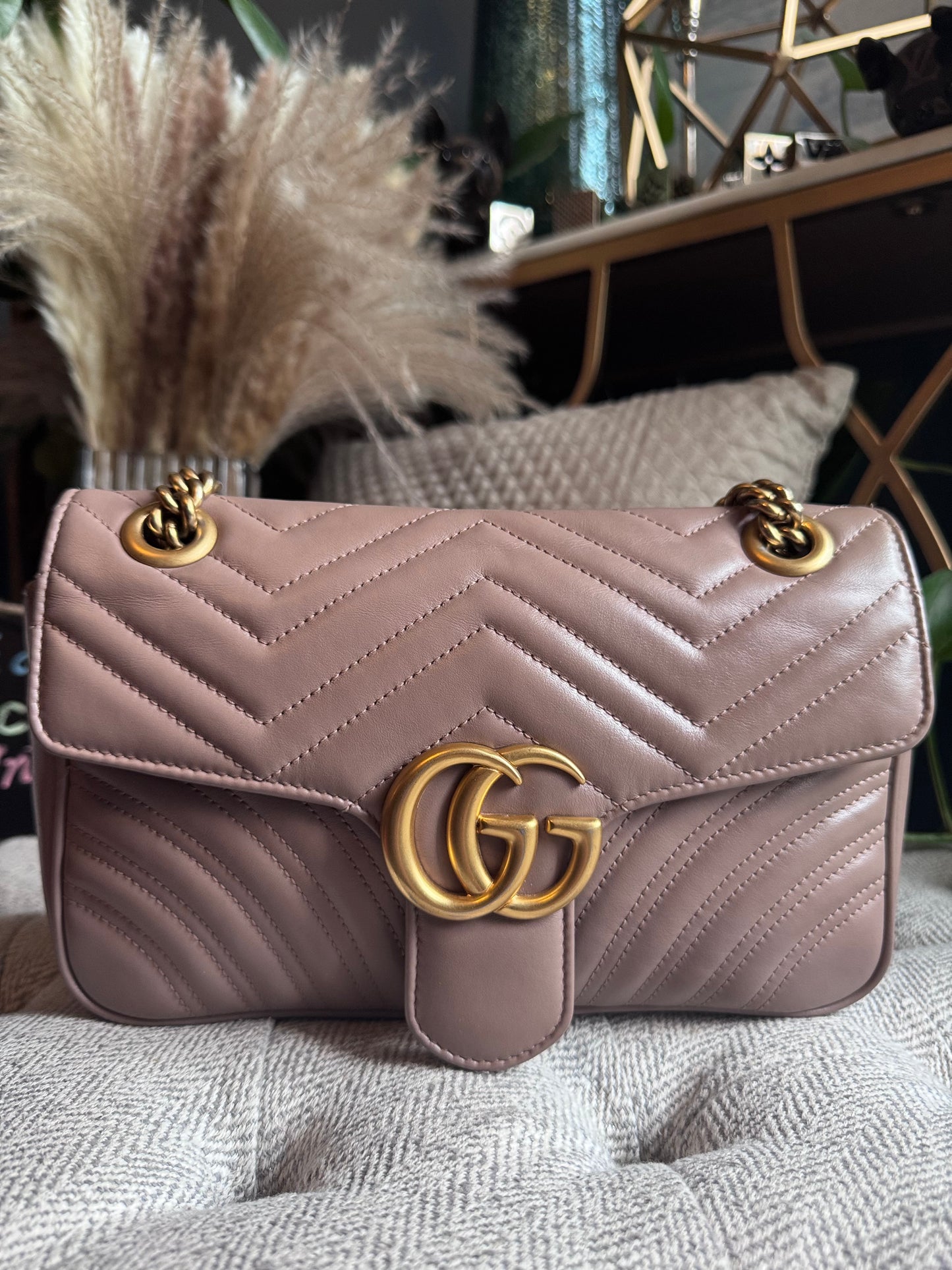 Gucci Small Marmont in Blush