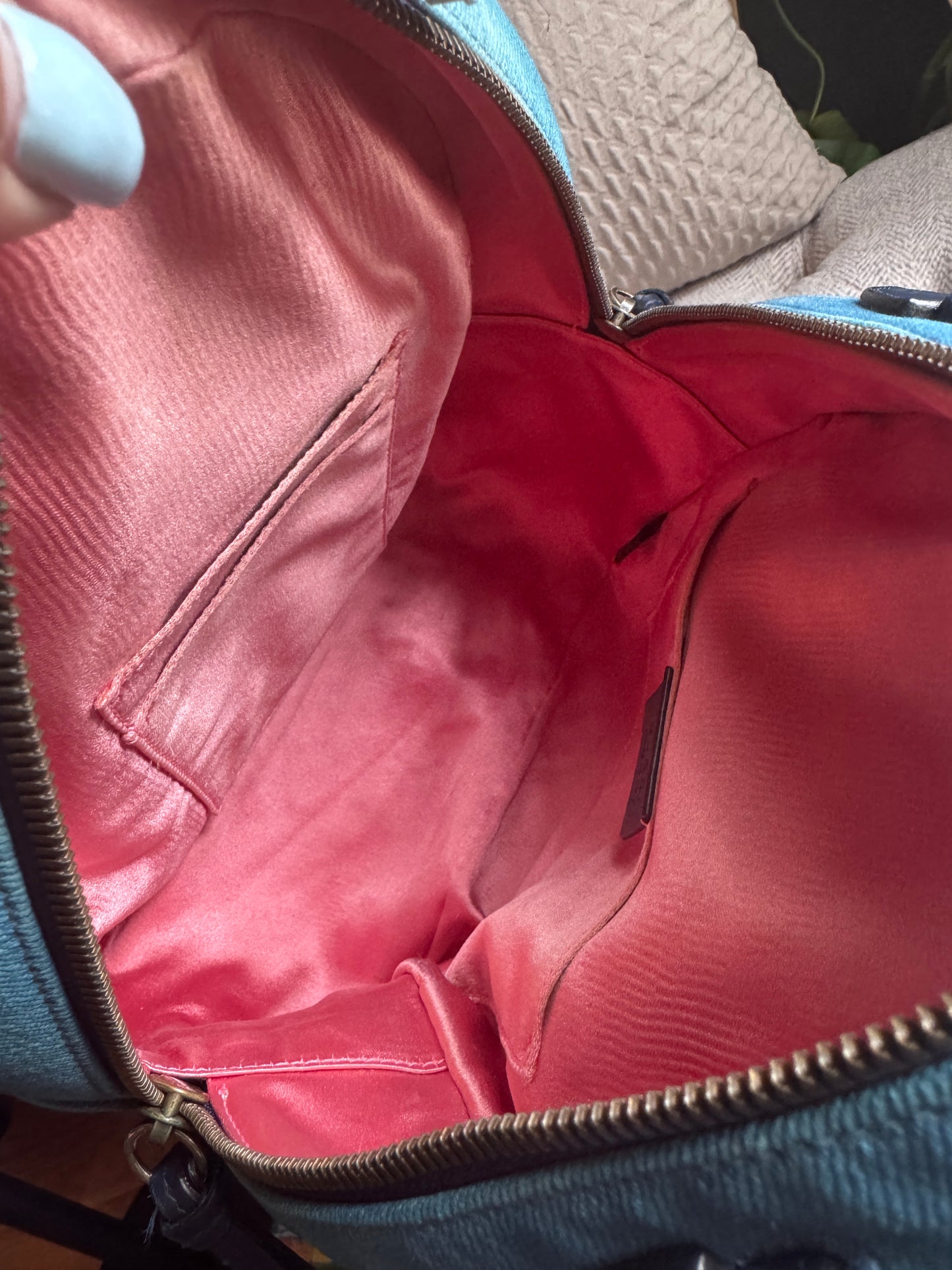 Gucci Marmont Denim Backpack