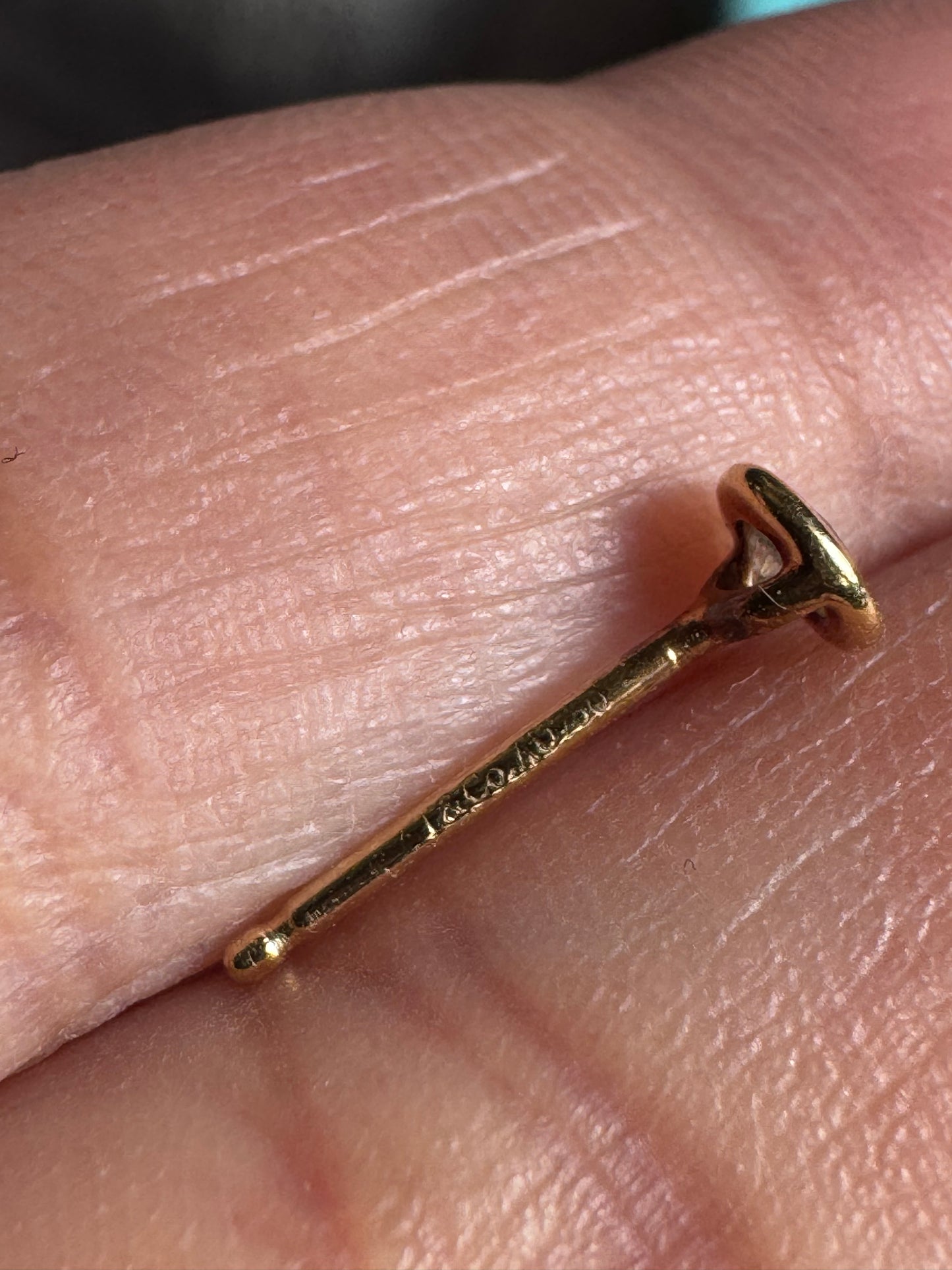 Tiffany&Co 18k Elsa Peretti Diamond by the Yard Earrings