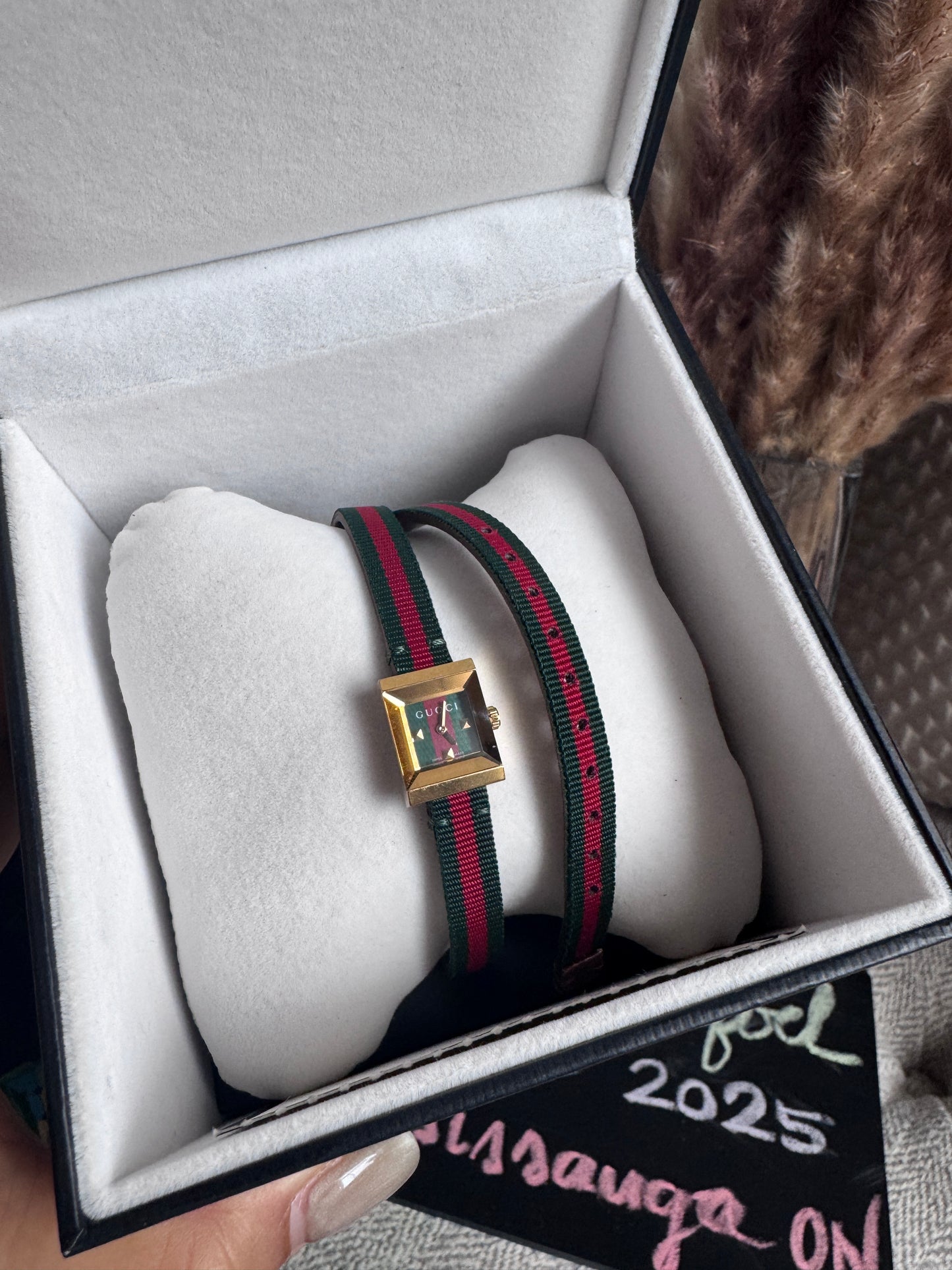 Gucci Vintage Web Strap Watch