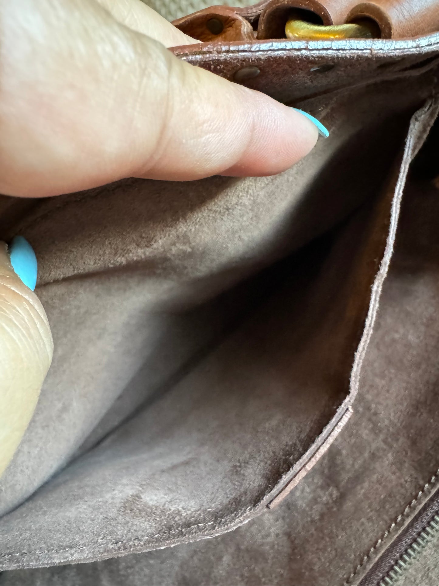 Celine Vintage Studded Leather Tote
