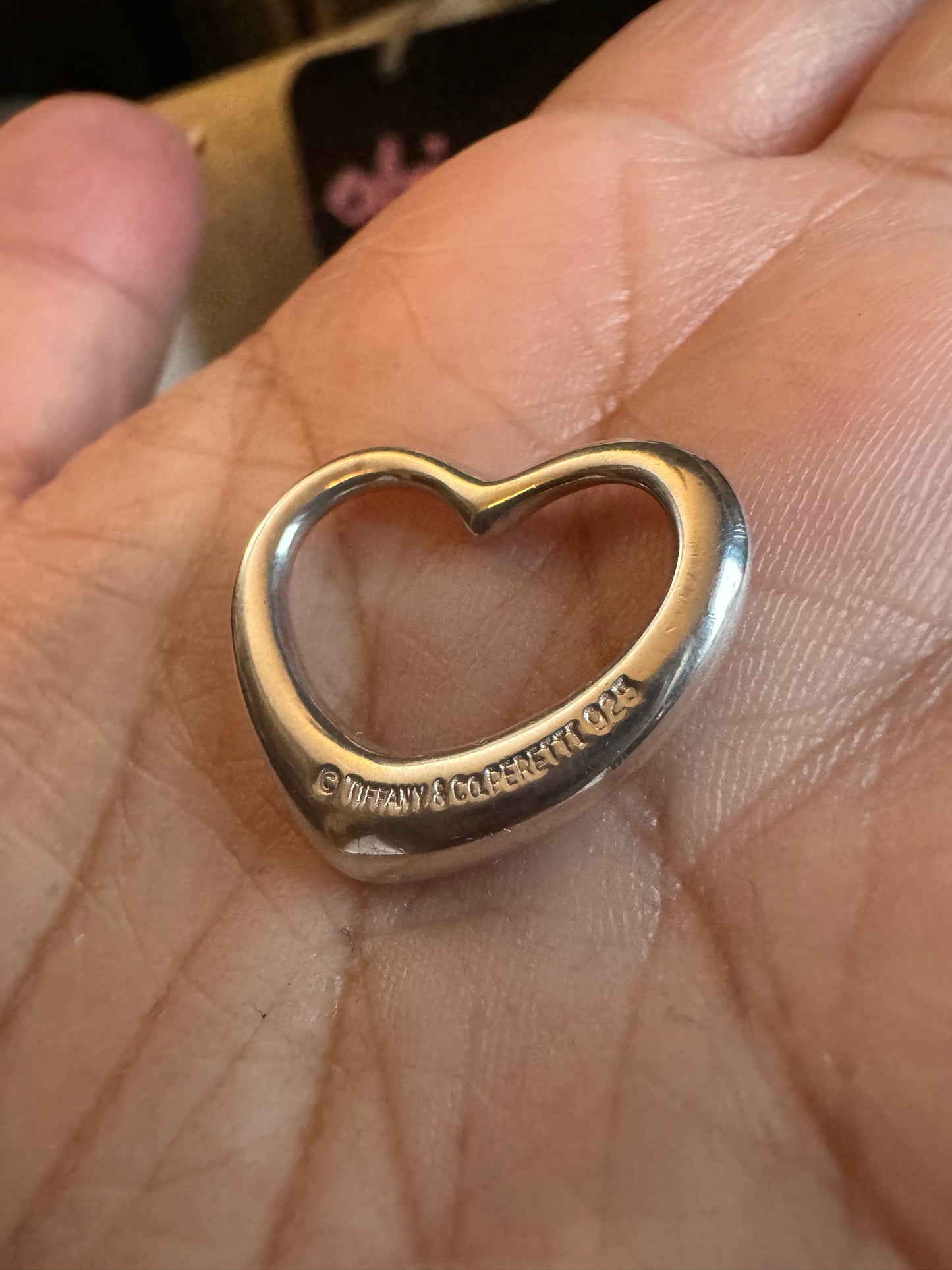 Tiffany&Co Elsa Peretti Open Heart Pendant