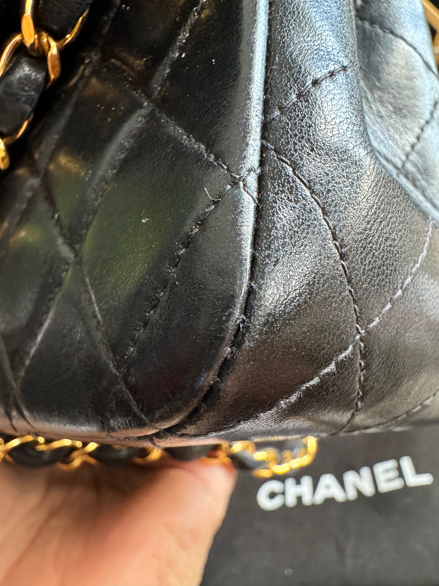 Chanel Vintage Double Flap in Lambskin
