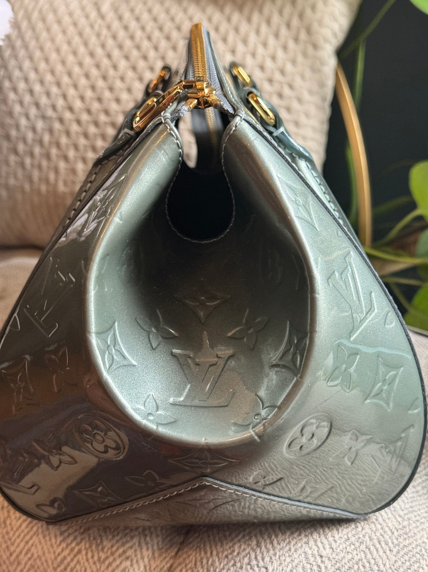 Louis Vuitton Vernis Sherwood GM Givre