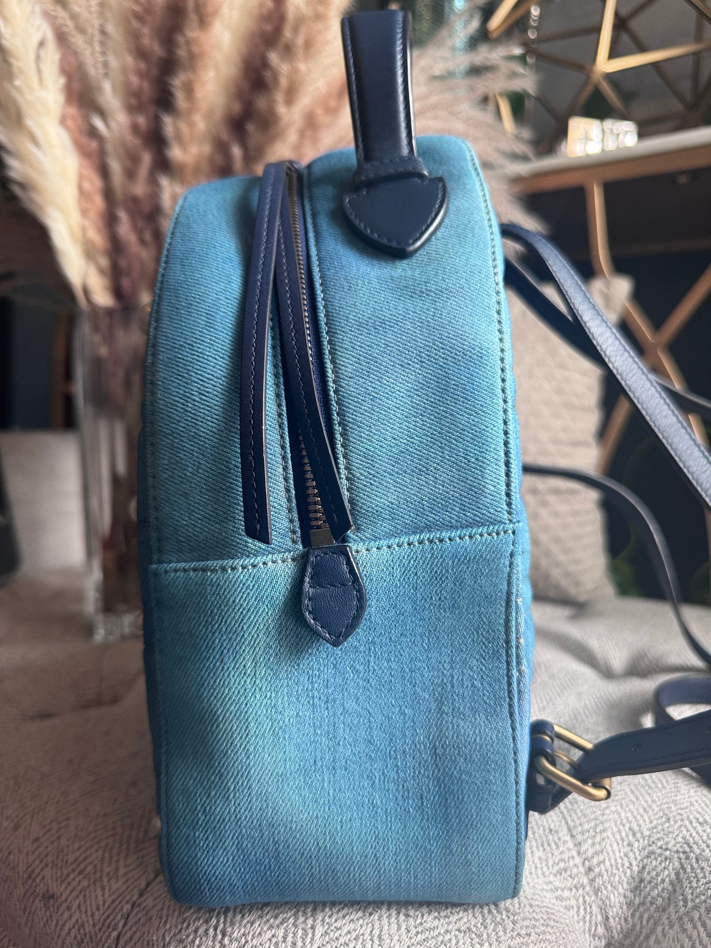 Gucci Marmont Denim Backpack