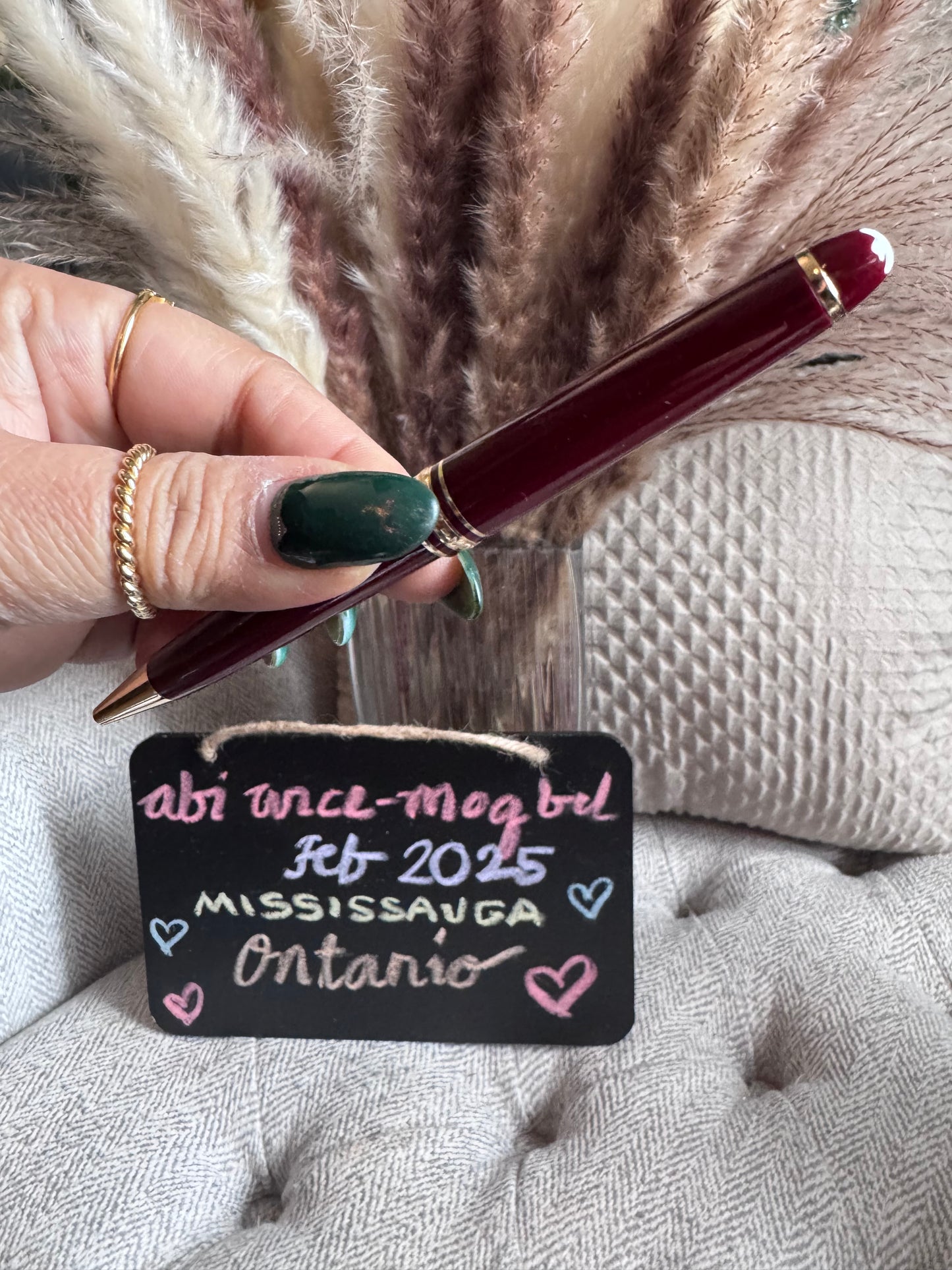 Montblanc Ballpoint Meisterstuck Pen in Burgundy