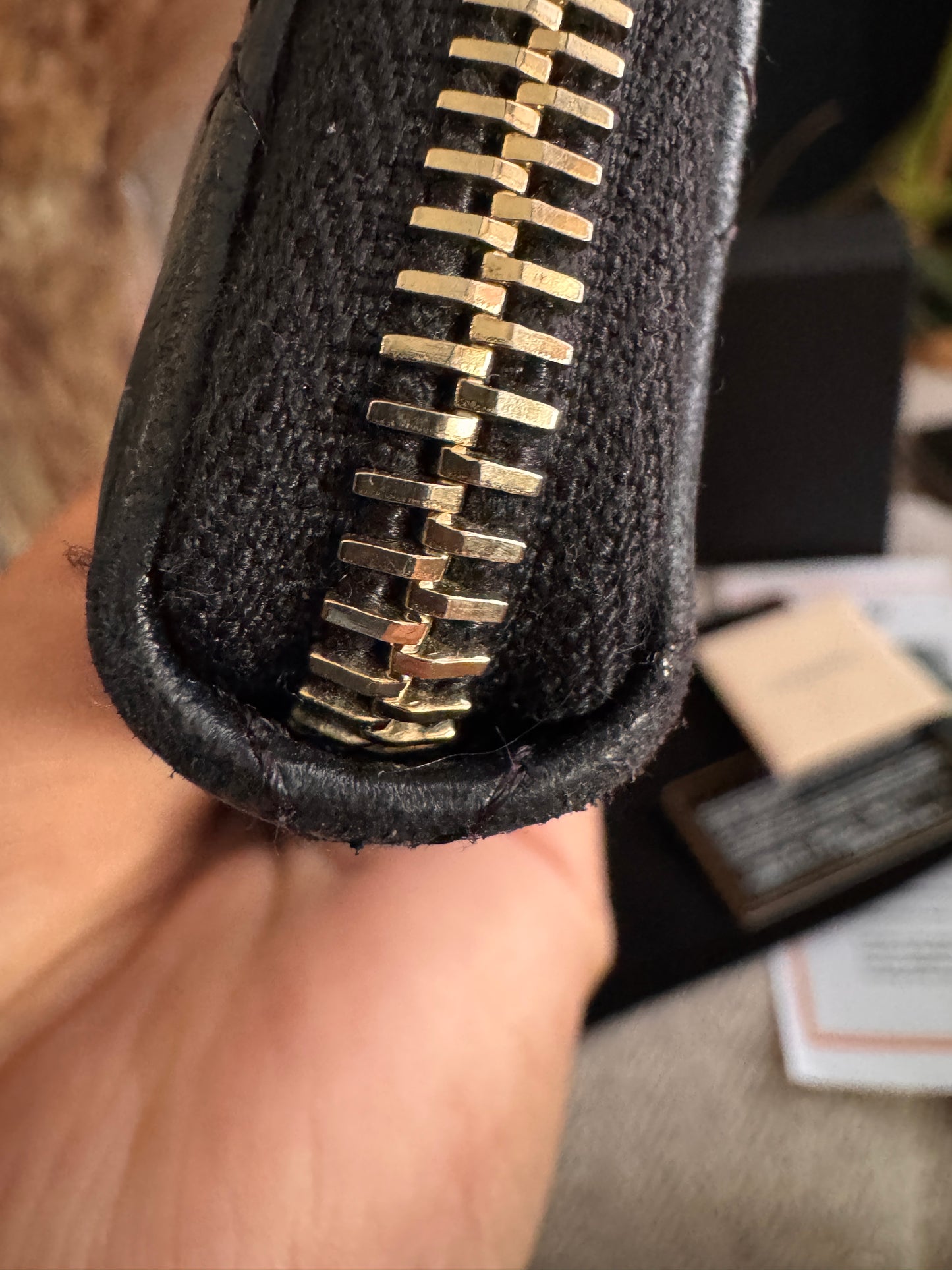 Chanel Trendy Zippy Wallet -Black GHW