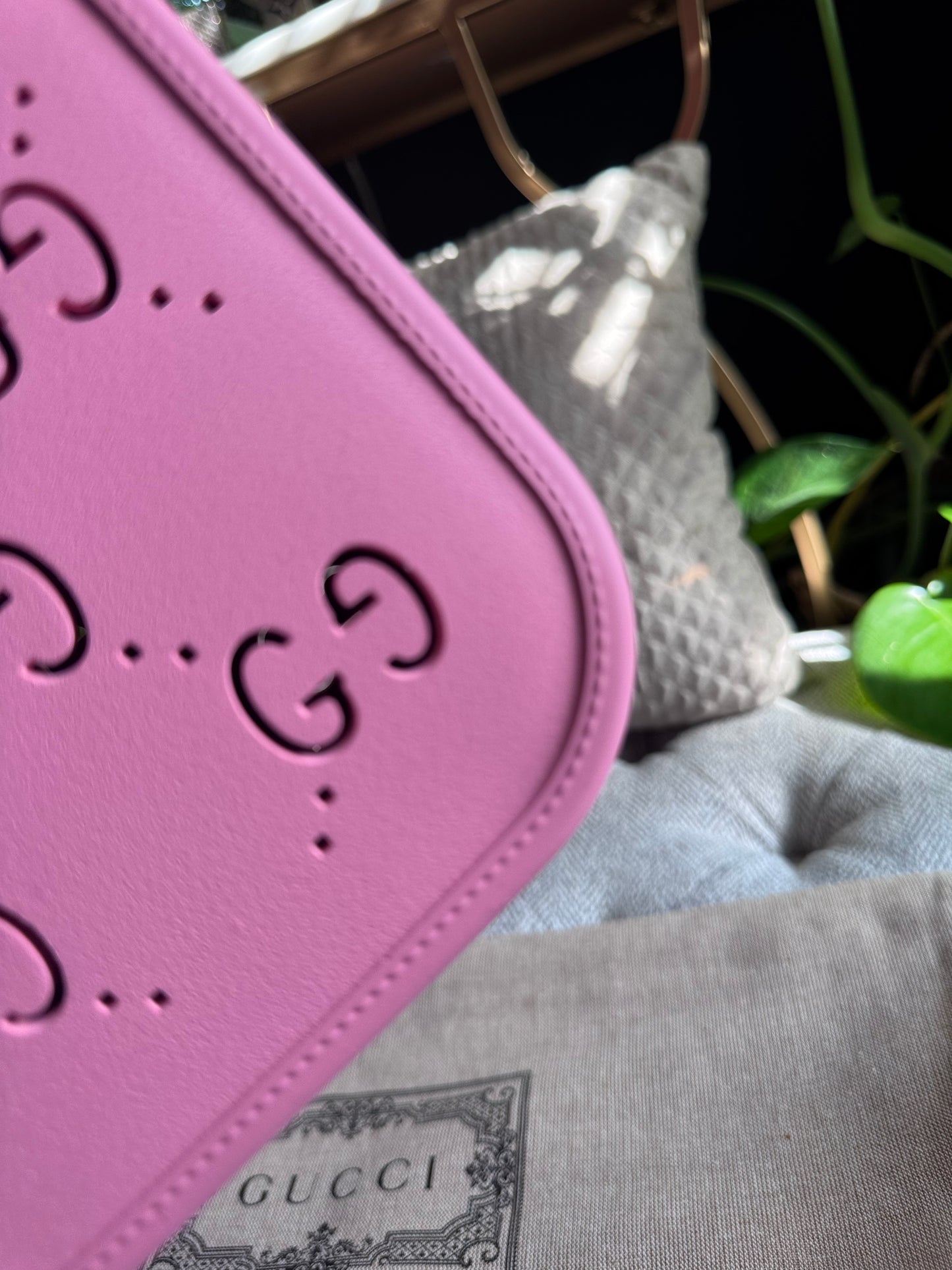 Gucci Rubber tote-PINK
