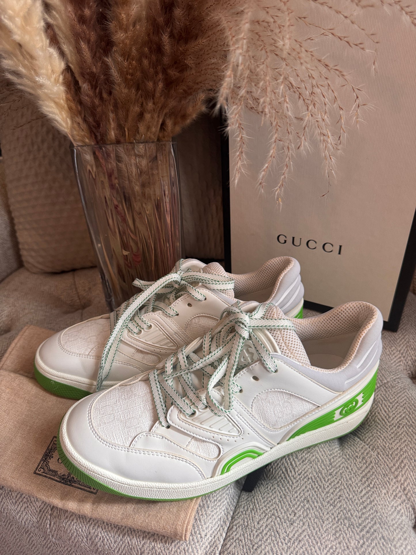 Demetra GG Supreme Monogram Womens Runners