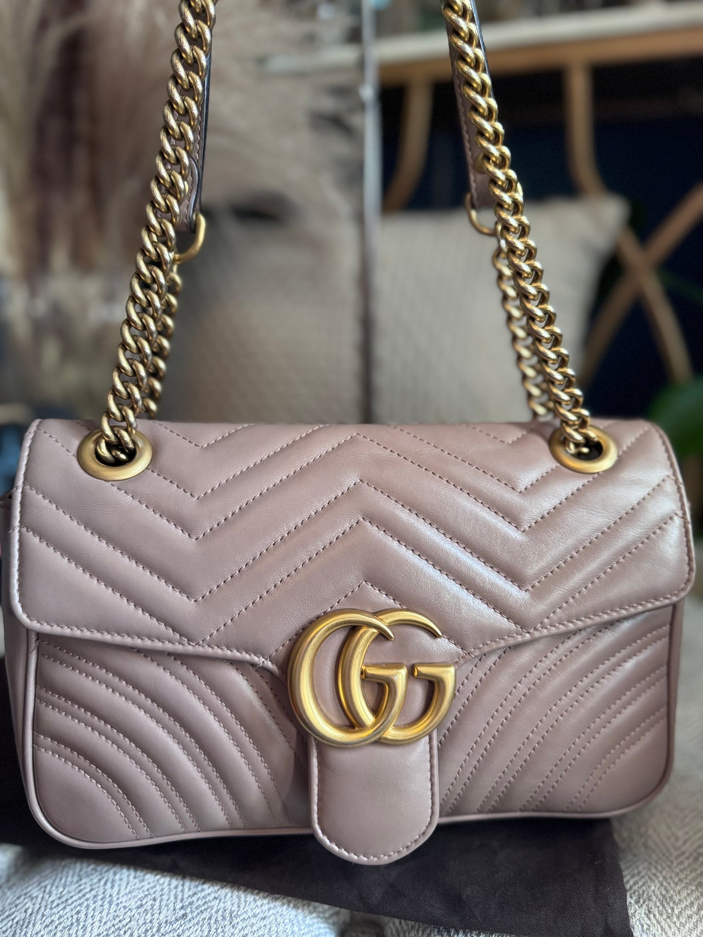 Gucci Small Marmont in Blush