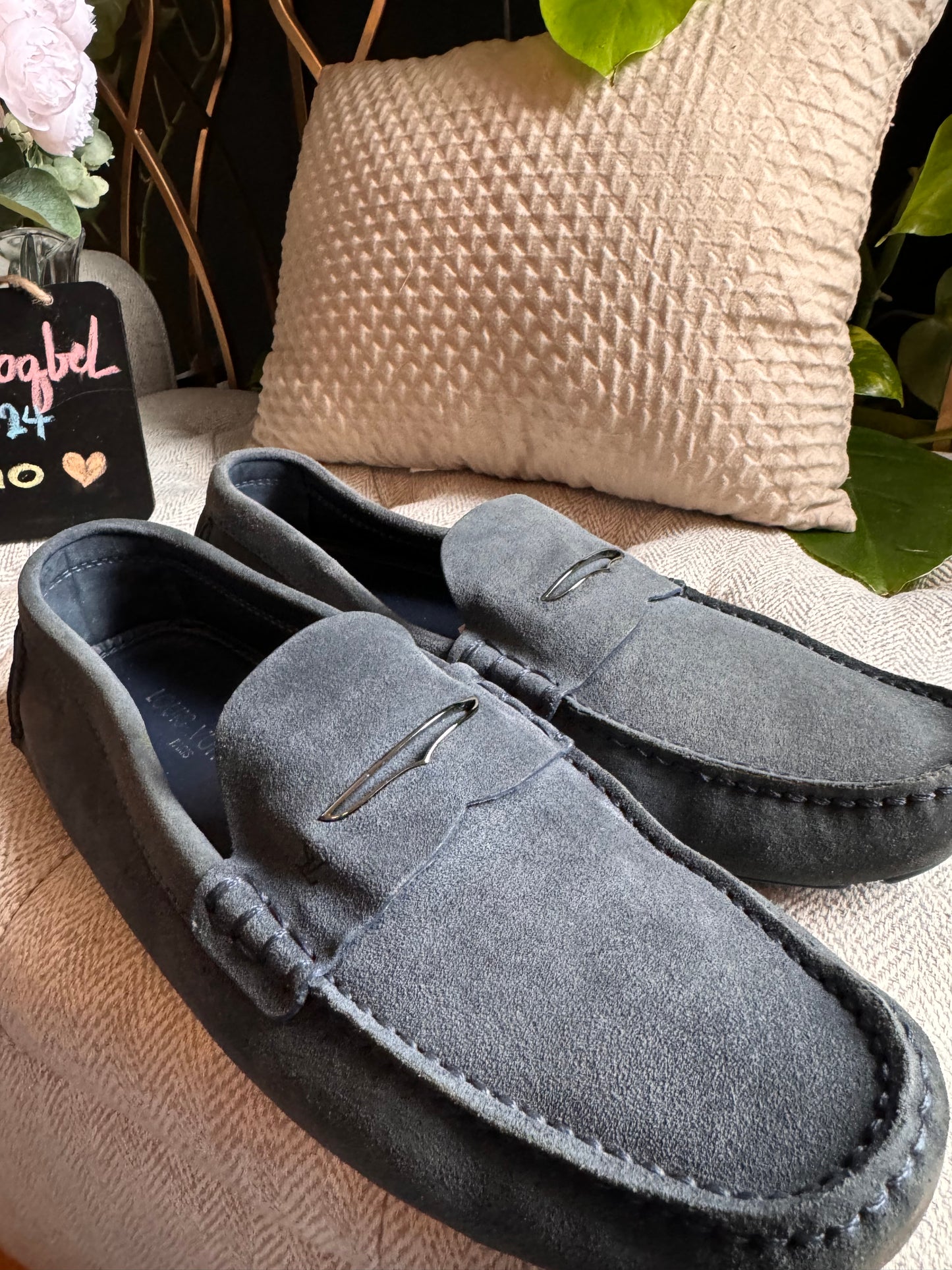 Louis Vuitton Suede Loafers (9.5 Men)