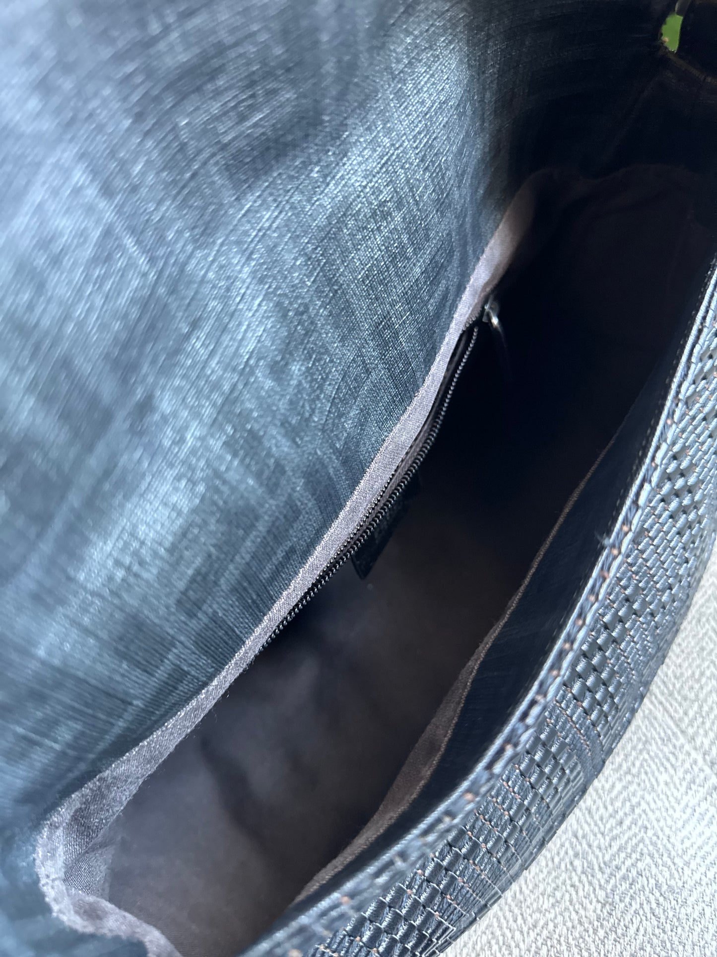Fendi Leather Weave Mama Baguette