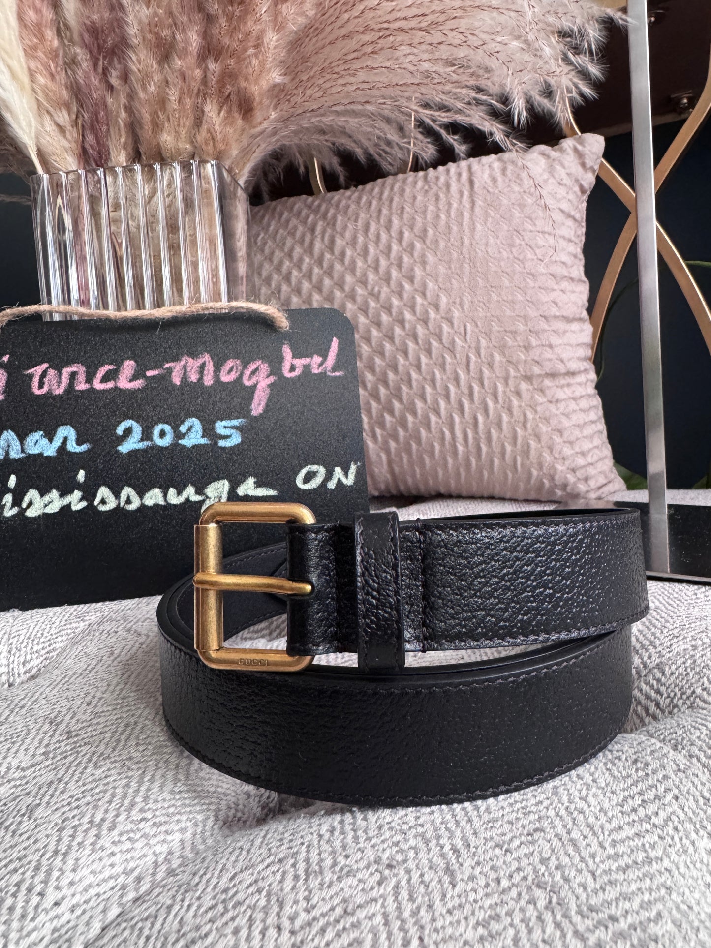 Gucci Leather Belt-Brand New